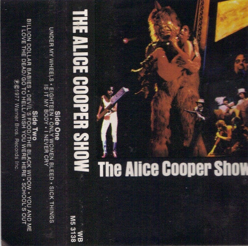 Alice Cooper - The Alice Cooper Show (Cassette Album, VG+ Condition) | Vintage Rock Music Collectible for Fans & Audiophiles | Perfect for Home Listening & Music Collections