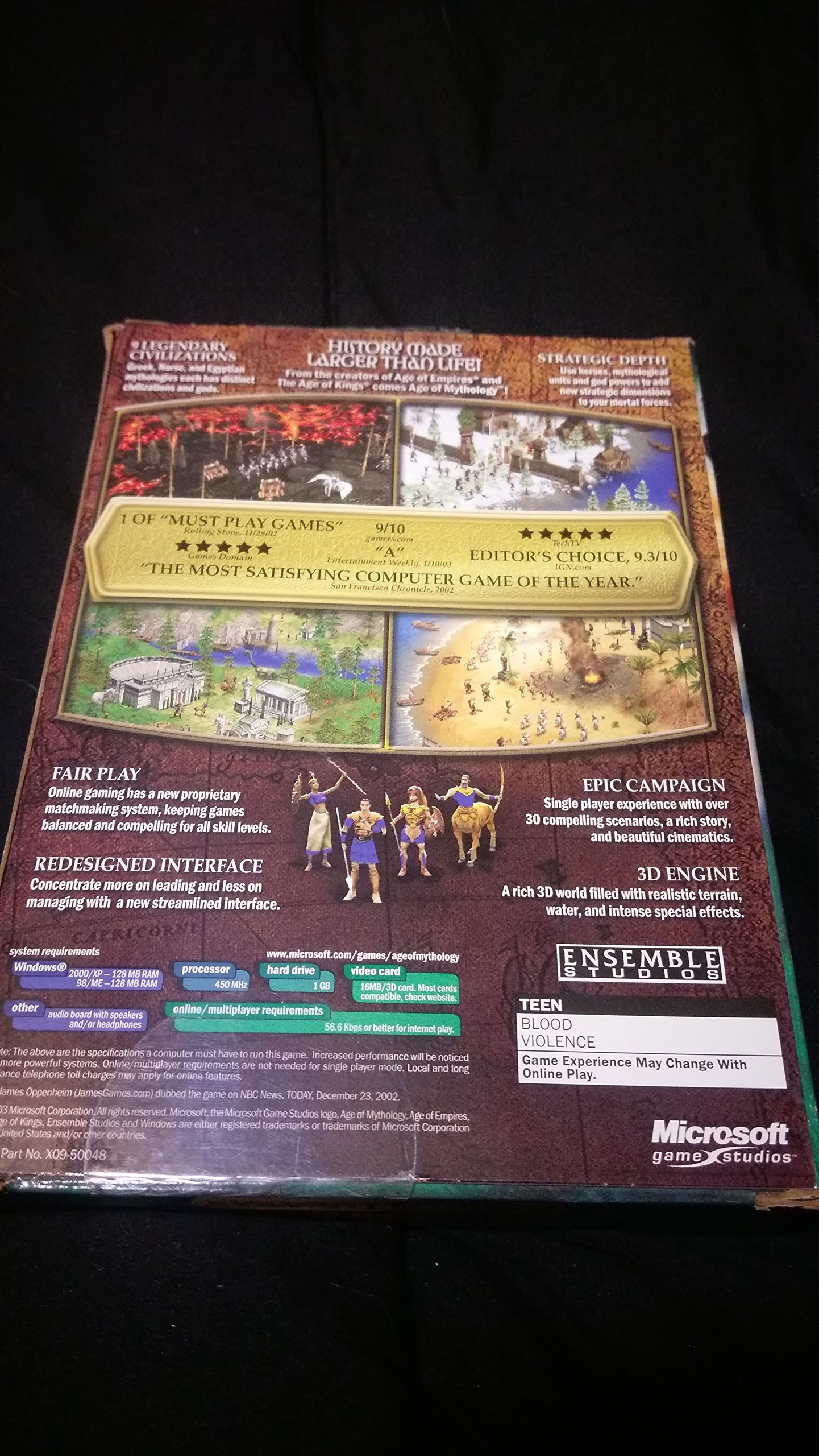 Age of Mythology PC Game - Mythological Strategy Adventure for Windows | Perfect for Fans of RTS and Ancient Legends