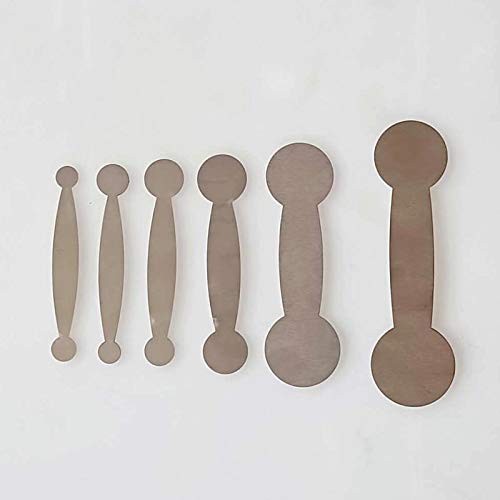 Professional Clarinet Repair Tools Kit - 6-Piece Woodwind Instrument Pad Iron Set for Saxophone, Flute, Oboe | Perfect for Musicians, Band Students & Repair Shops
