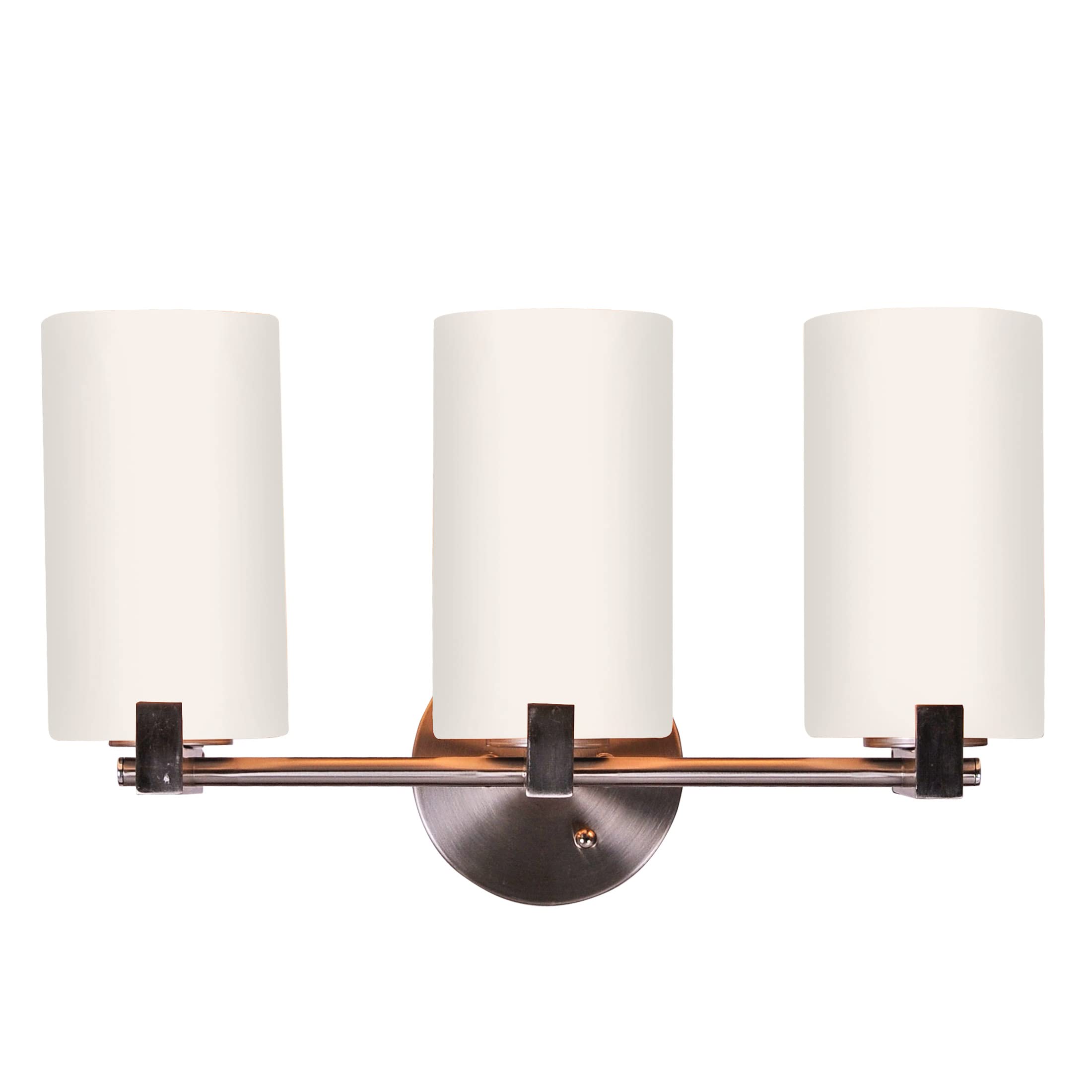 Design House 573147 Eastport 3-Light Bathroom Vanity Light Fixture in Satin Nickel Finish - Perfect for Modern Bathroom & Dressing Room Lighting