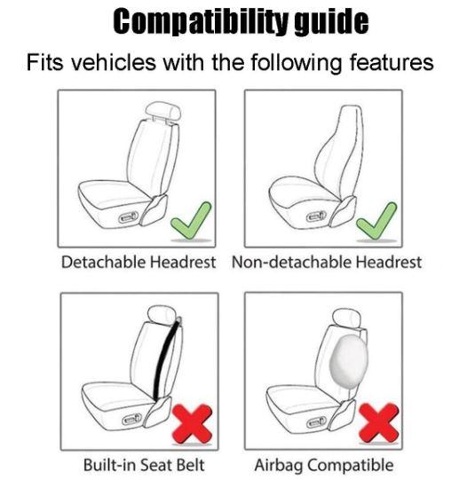 Premium Blue Car Seat Cover - Universal Fit, Soft & Breathable Fabric - Protects Seats from Wear & Tear - Ideal for Daily Commute, Road Trips & Family Outings