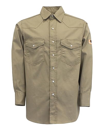 Khaki-pearl Snaps