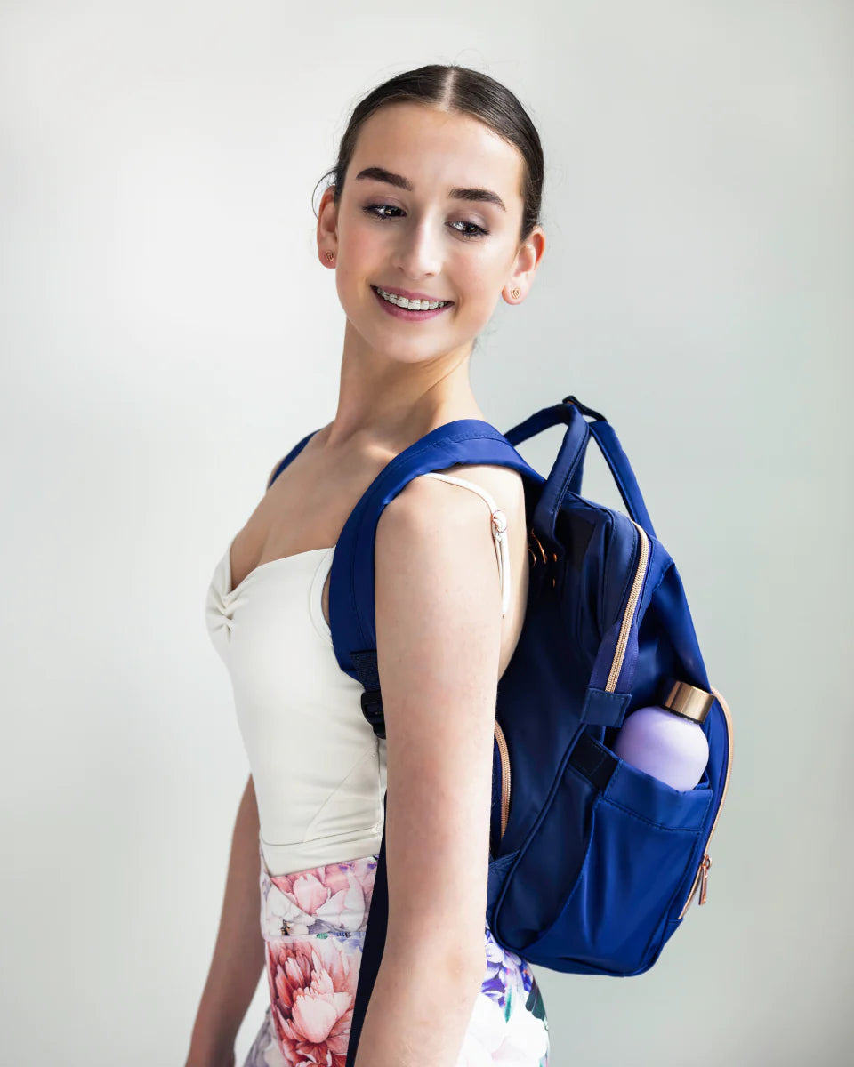 Premium Pro Bag 2.0 - Durable Navy Blue Backpack for Work, Travel & Gym | Water-Resistant Laptop Bag with USB Charging Port | Ideal for Commuters, Students & Professionals