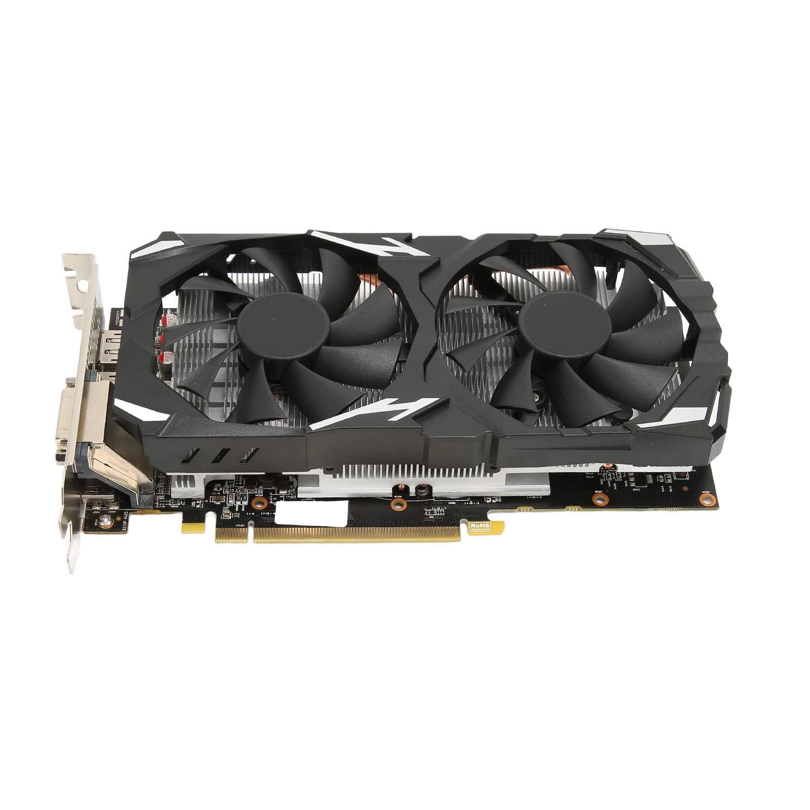 AMD Radeon RX 580 8GB GDDR5 256-bit Gaming Graphics Card - 2048SP Version with Triple Cooling Fans, HDMI/DVI, PCIe 3.0 - Ideal for 1080p/1440p Gaming, VR, Video Editing & Crypto Mining
