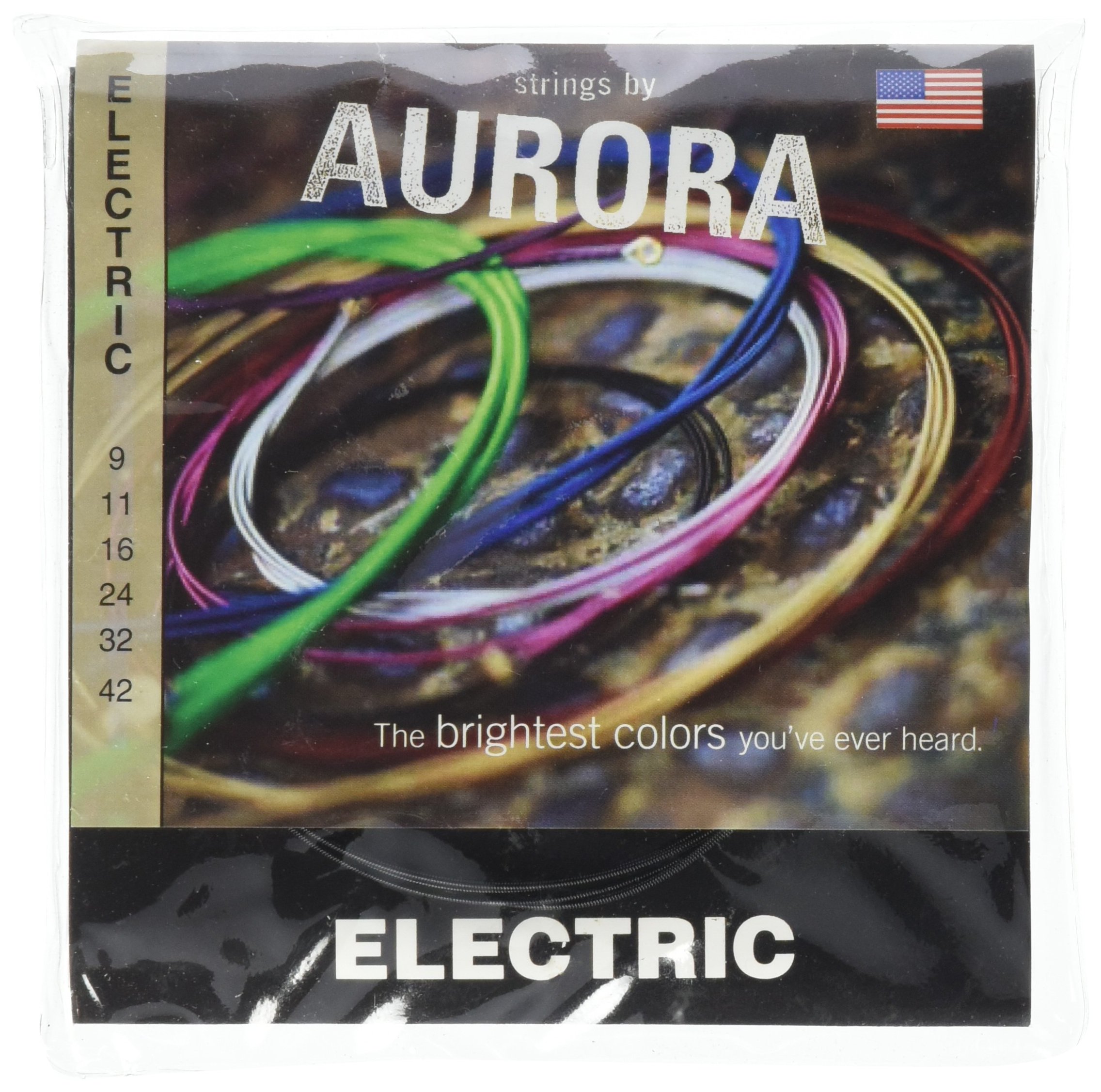 Premium Nickel Plated Bass Guitar Strings - Aurora Strings AURBL9-42 Light Gauge for Smooth Playability & Bright Tone | Perfect for Rock, Jazz & Studio Recording