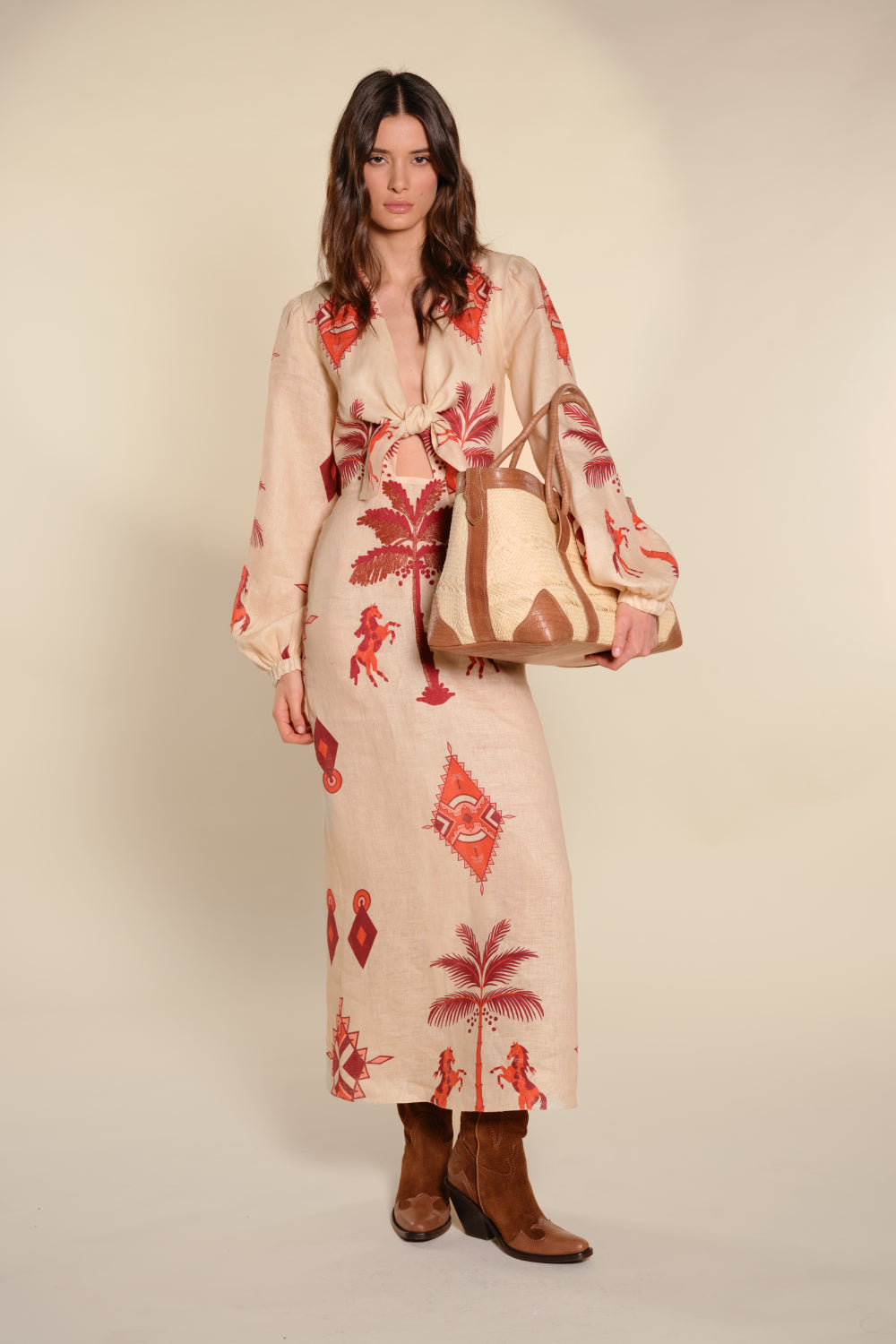 Across Paradise Dress - Elegant Floral Summer Dress for Women | Perfect for Beach Vacations, Weddings & Date Nights