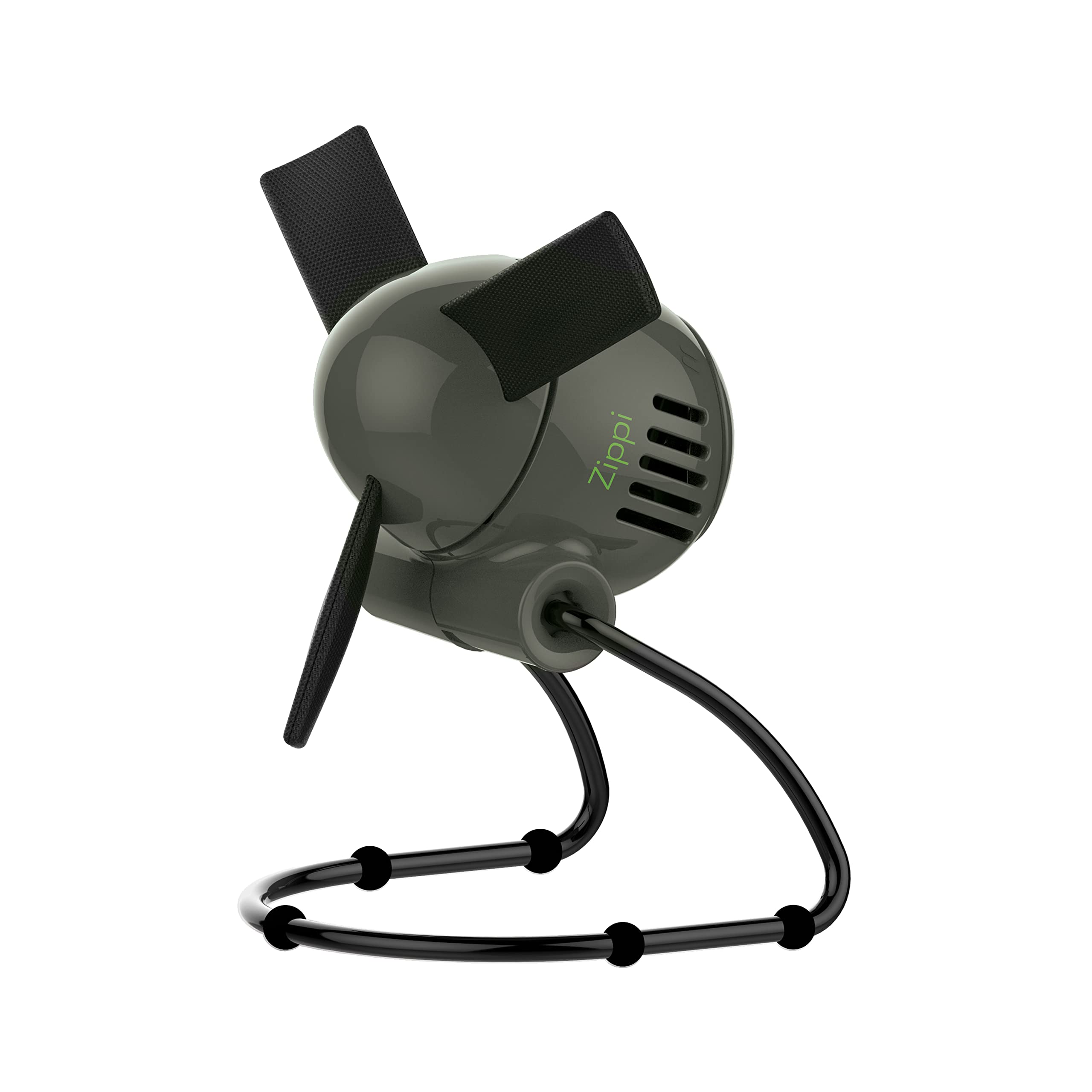 Vornado Zippi Small Personal Fan - Compact Desk Fan for Office, Bedroom, Nightstand, Tabletop & Travel - Quiet Cooling Fan in Graphite Gray - Perfect for Home, Work & On-the-Go Use