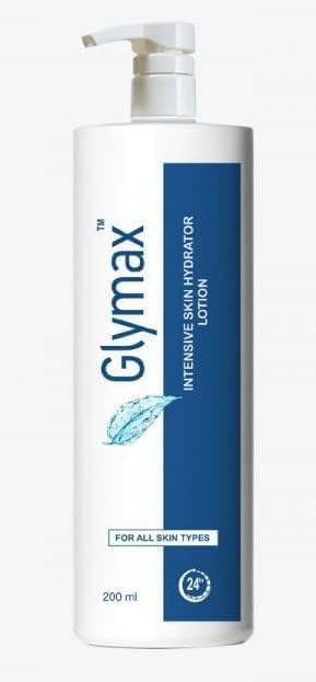 Glymax Intensive Skin Hydrator Lotion 200ml - Deep Moisturizing Face & Body Cream for Dry Skin - Perfect for Daily Hydration & Nighttime Skincare Routine