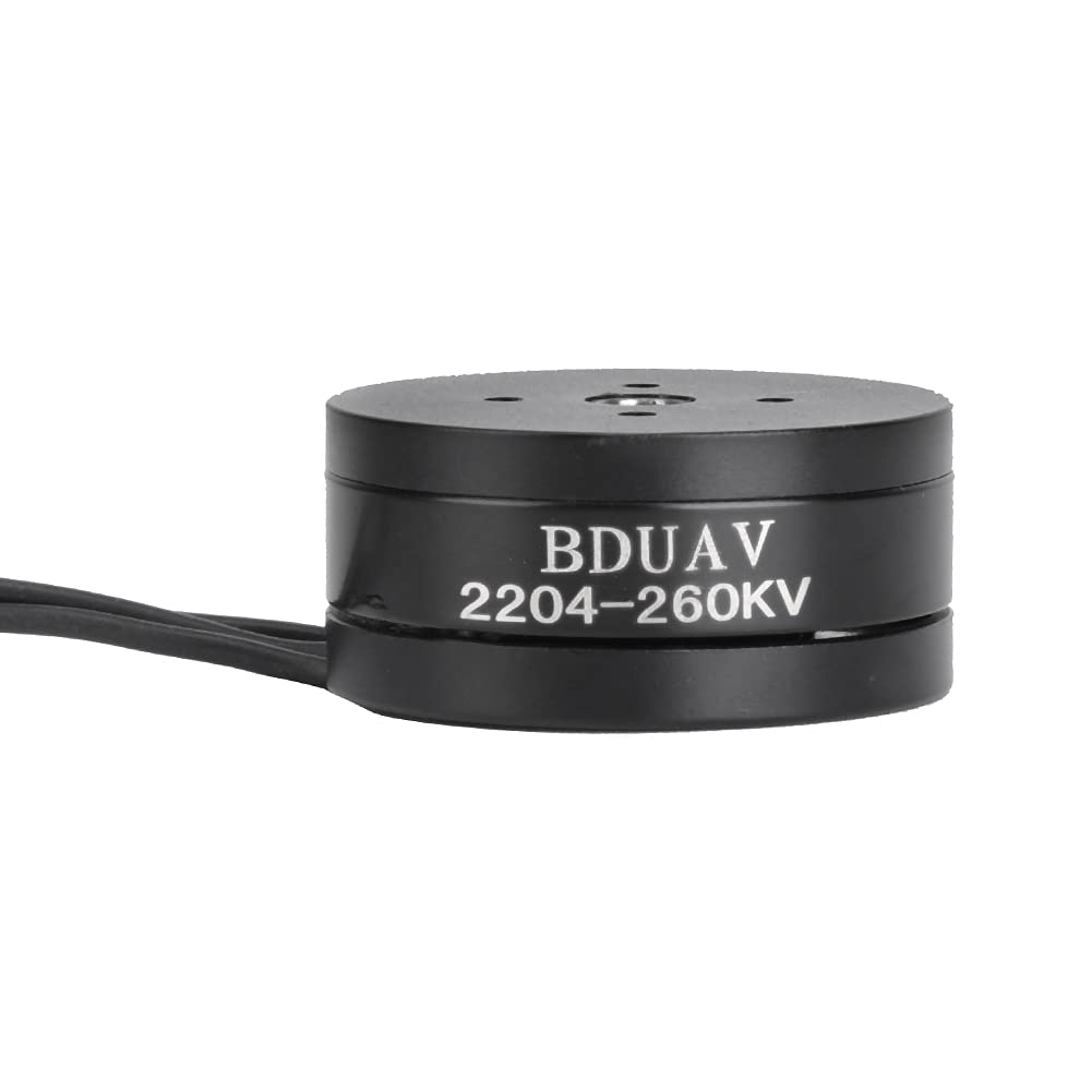 2204 260KV Brushless Motor - High Efficiency, Low Noise, Durable Drone Motor for 808 Camera Gimbal & RC Drones - Perfect for Aerial Photography, FPV Racing, and DIY Drone Projects