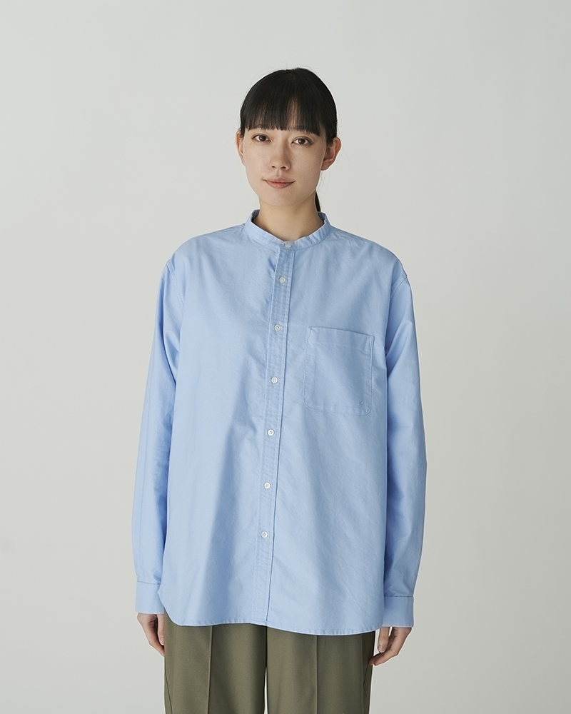 Organic Cotton Stand Collar Shirt for Men - Breathable & Comfortable Casual Wear - Perfect for Office, Travel & Everyday Outfits