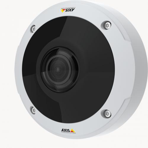 Axis Communications M4308-PLE 12MP 360° Outdoor Panoramic Dome Security Camera with Night Vision - IP66 Weatherproof for Home & Business Surveillance (Driveway, Parking Lot, Warehouse Monitoring)