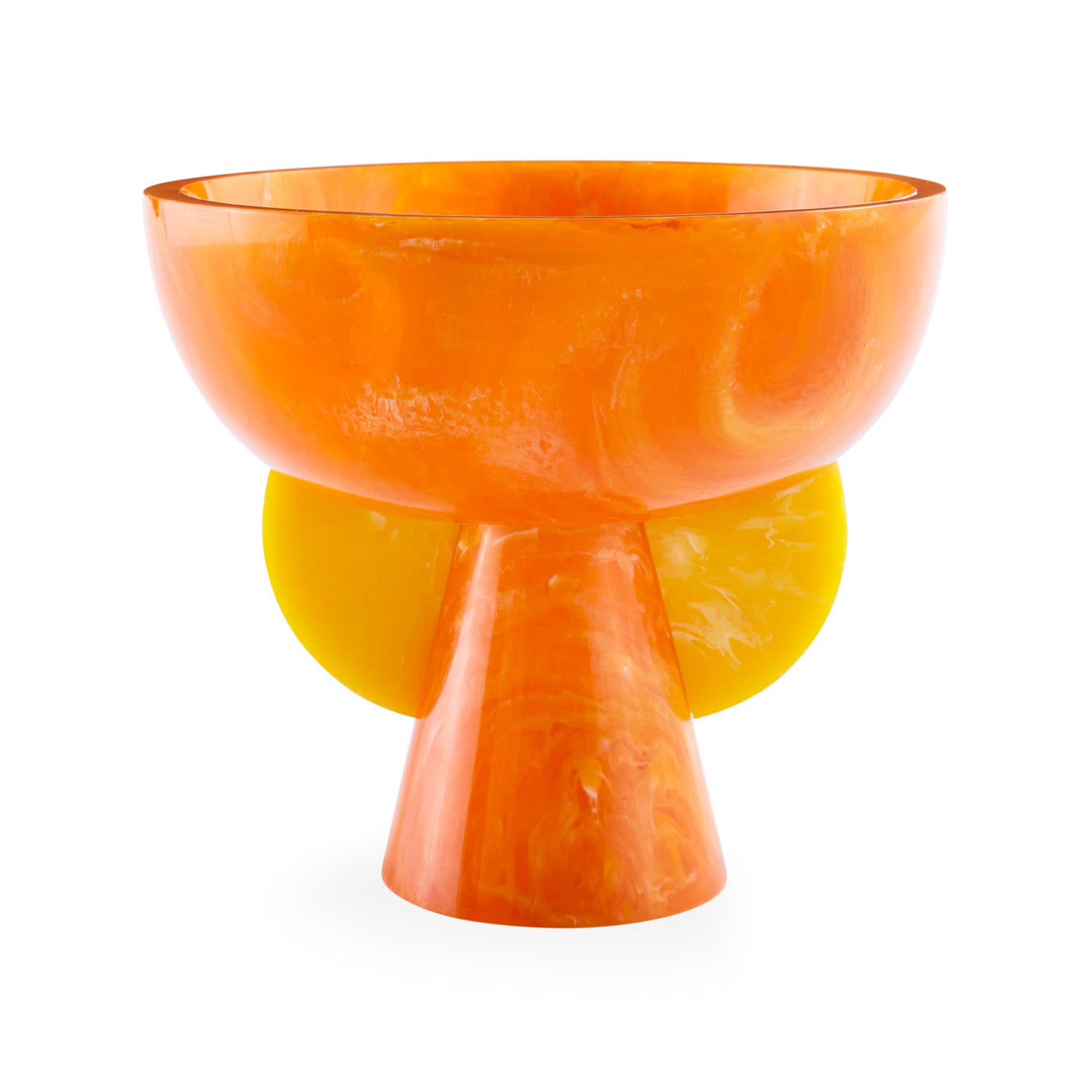 Como Pedestal Bowl - Elegant Glass Fruit Serving Bowl with Pedestal Stand for Dining Table, Kitchen, Party & Home Decor - Perfect for Displaying Fruits, Snacks, Candies or Centerpiece Decorations