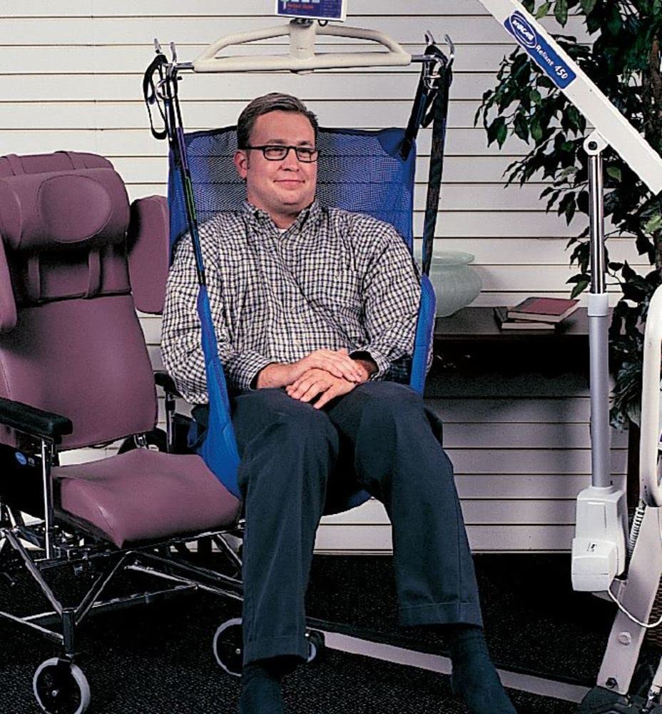 Invacare Reliant Full Body Sling for Patient Lifts - Heavy Duty Solid Fabric, Large Size R113 - Ideal for Home Care & Medical Facilities