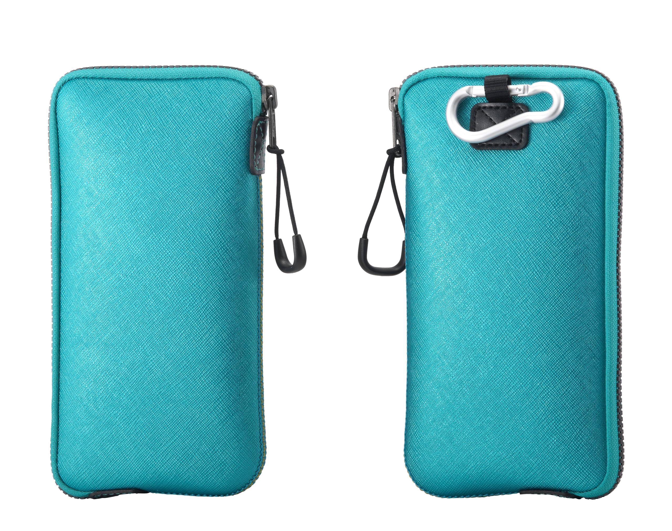 Ultra Slim Lightweight Phone Pouch Sleeve Case - Durable Protective Cover with Secure Clip for 6.1