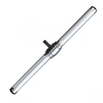Premium Aluminum Revolving Straight Bar - Heavy Duty Rotating Pull Up Bar for Home Gym, CrossFit & Calisthenics Training - Perfect for Doorway, Garage & Outdoor Workouts