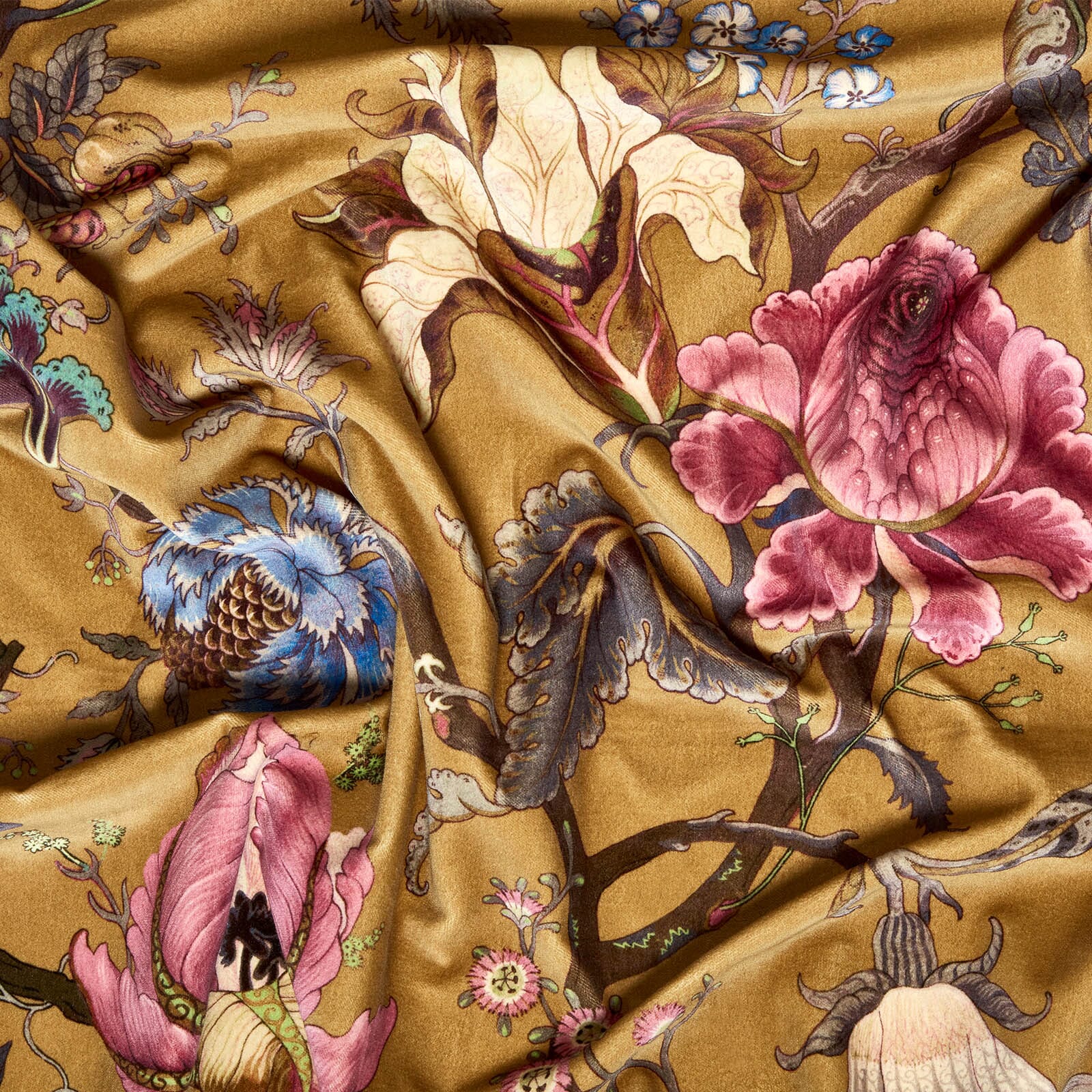 ARTEMIS Velvet Bronze Home Decor - Elegant Velvet Fabric for Sofas, Chairs & Luxury Interior Design