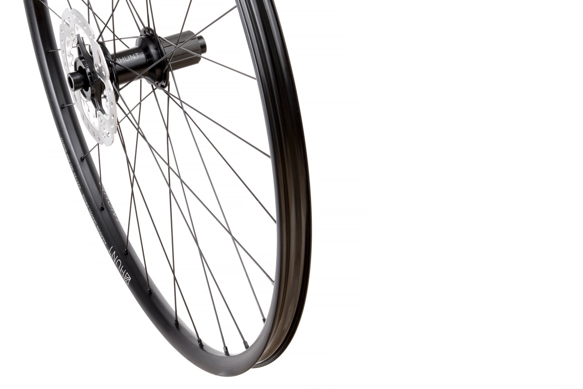 HUNT 4 Season Gravel Disc Bike Wheelset - X-Wide Rim for All-Terrain Performance | Front & Rear Wheel Set | Perfect for Gravel Racing, Adventure Riding & Off-Road Cycling