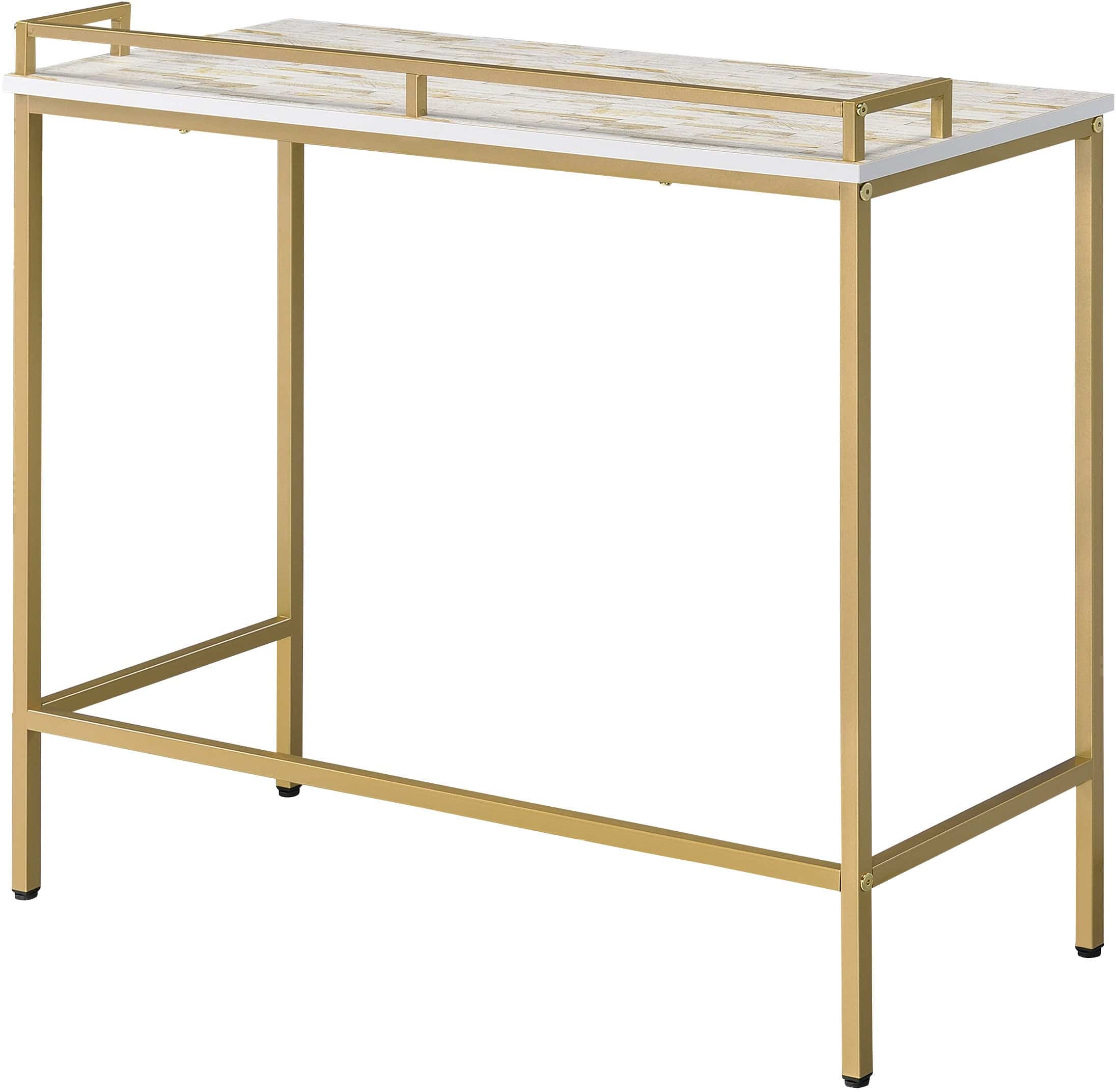 Office Star Brighton Console Table - Modern Entryway Table with Storage Shelf, Perfect for Hallway, Living Room & Office Decor | BRT