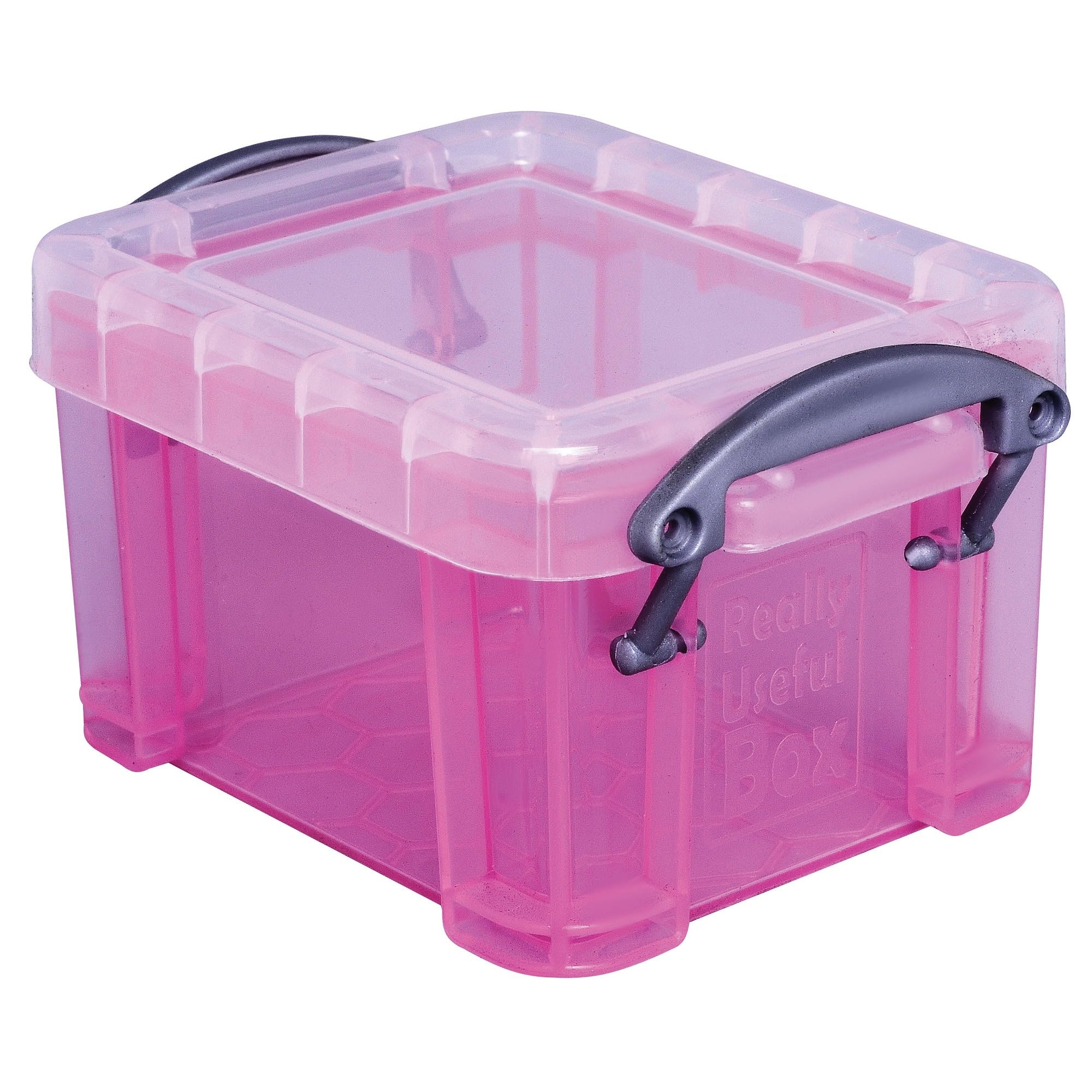REALLY USEFUL BOX 0.14L (5oz) - Small Plastic Storage Container for Office, Craft, and Home Organization | Perfect for Stationery, Jewelry & Small Items