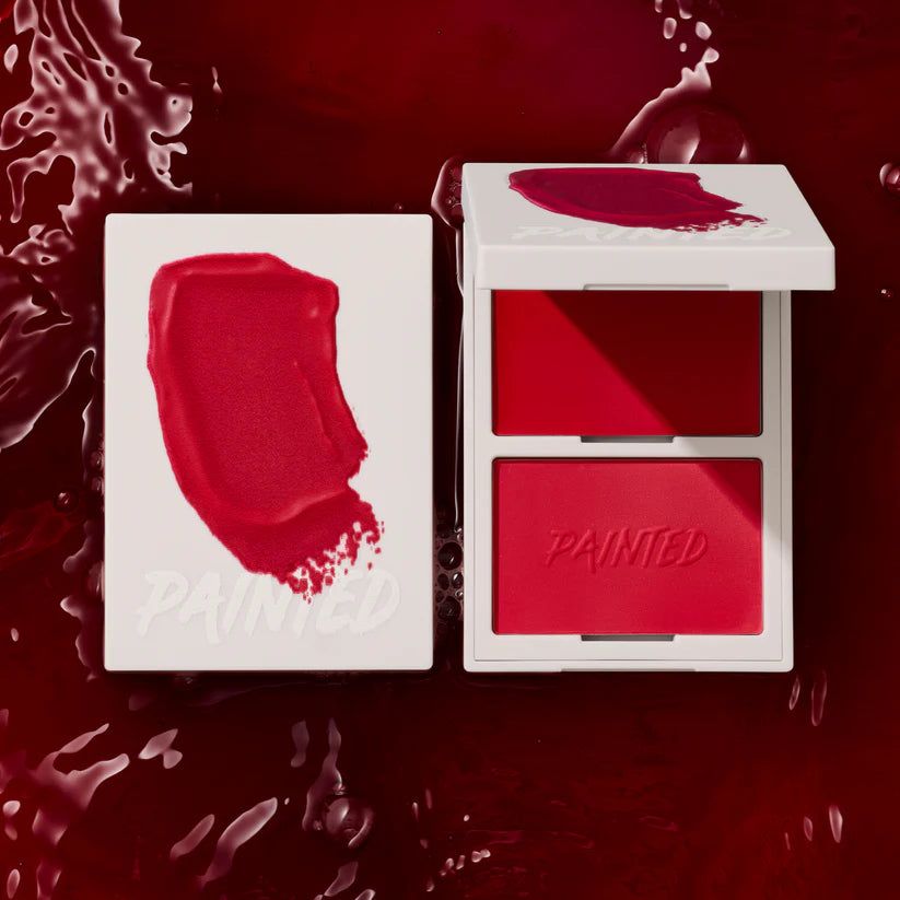 James Charles Painted Rubor Duo - Cream & Powder Blush Set for Flawless Cheek Color | Perfect for Day & Night Makeup Looks