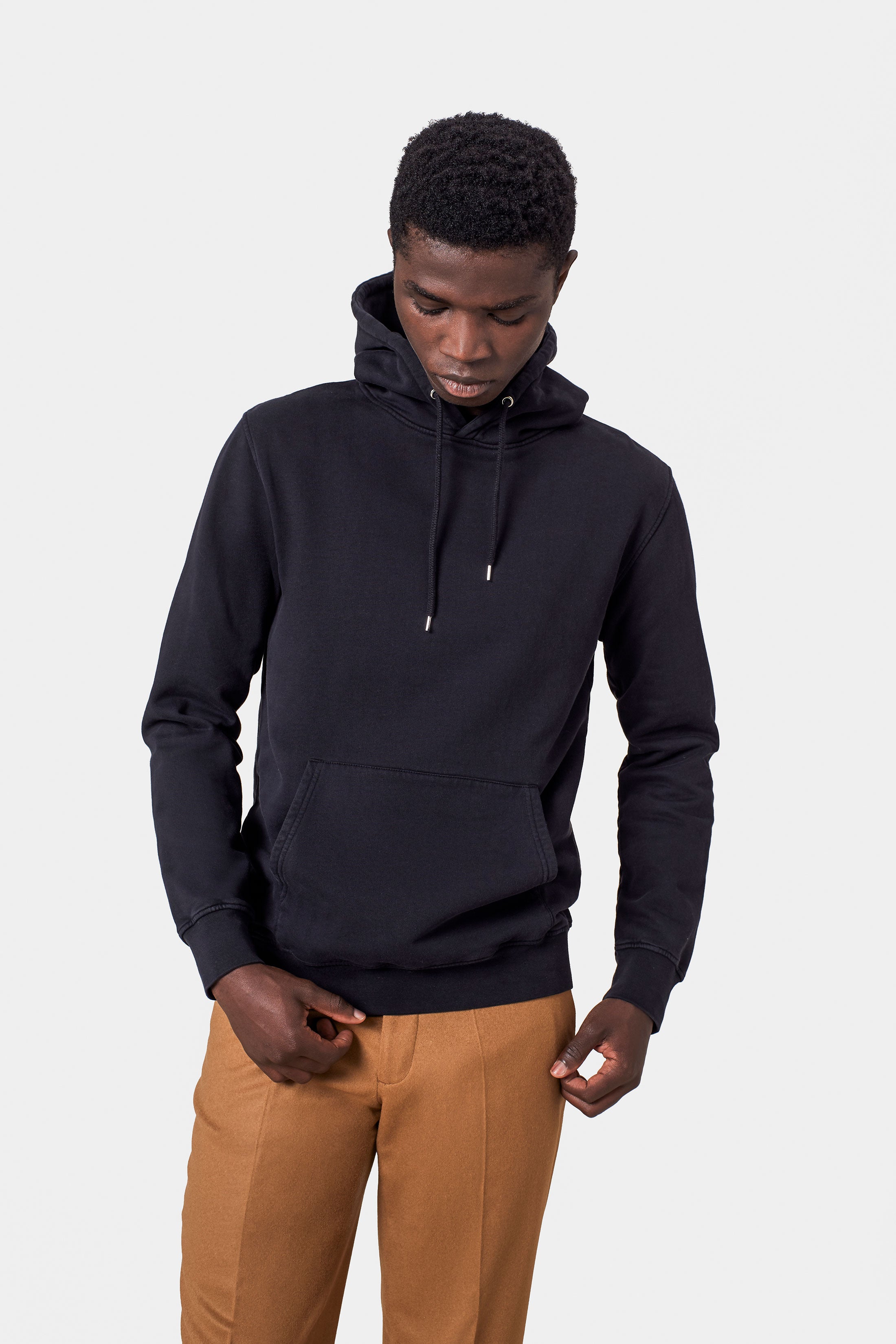 Classic Organic Hoodie - Sunny Orange Color | Eco-Friendly Cotton Pullover for Men & Women | Perfect for Casual Wear, Outdoor Activities & Lazy Weekends