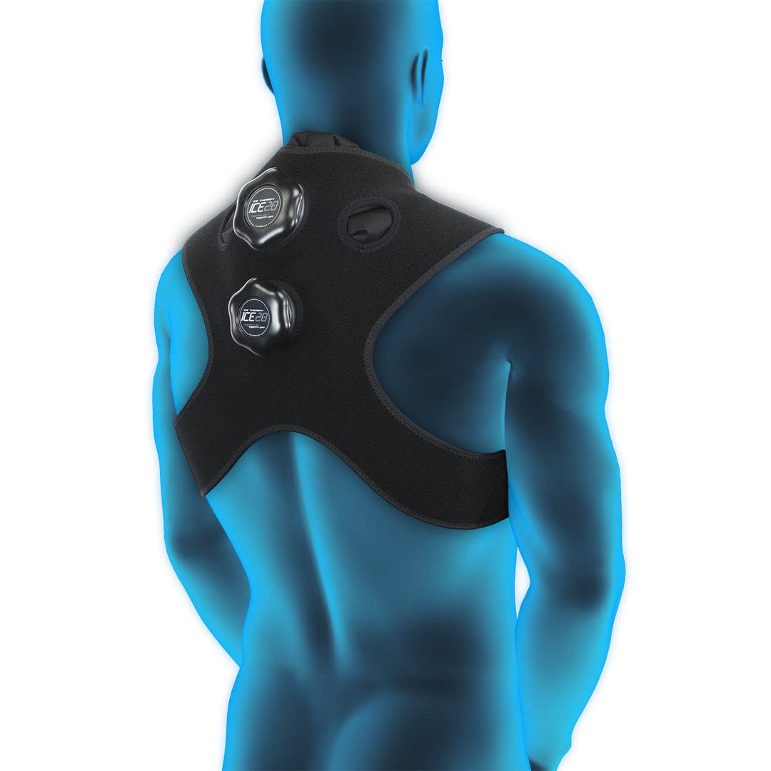 Neck-Traps Ice Compression Wrap for Neck Pain Relief - Cold Therapy Wrap for Injuries, Swelling & Recovery - Perfect for Athletes, Post-Surgery & Daily Pain Management