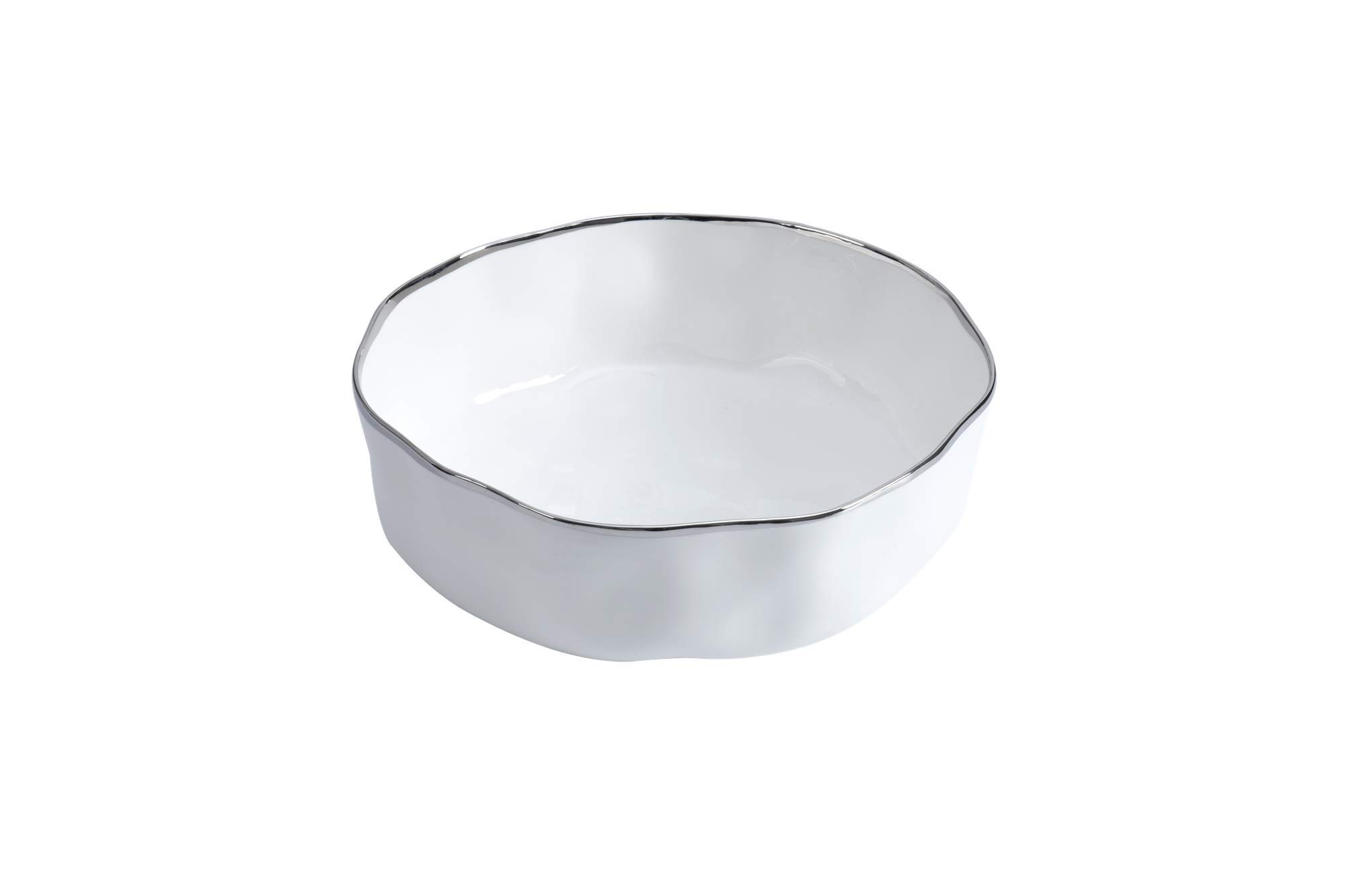 Pampa Bay Extra Large Porcelain Bowl - 12 Inch White Ceramic Serving Bowl for Soup, Salad, Pasta | Perfect for Family Dinners, Entertaining & Kitchen Decor