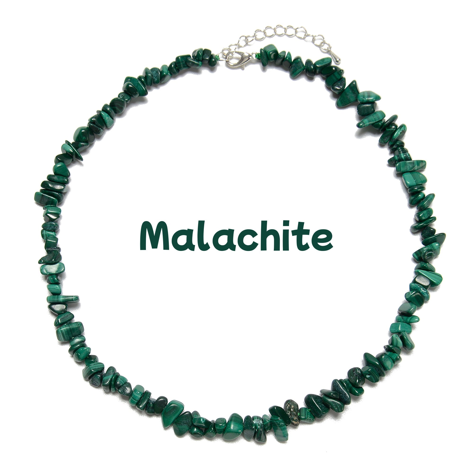 03 Mixed Gemstone Chips 6-8mm Beaded Necklace - 16