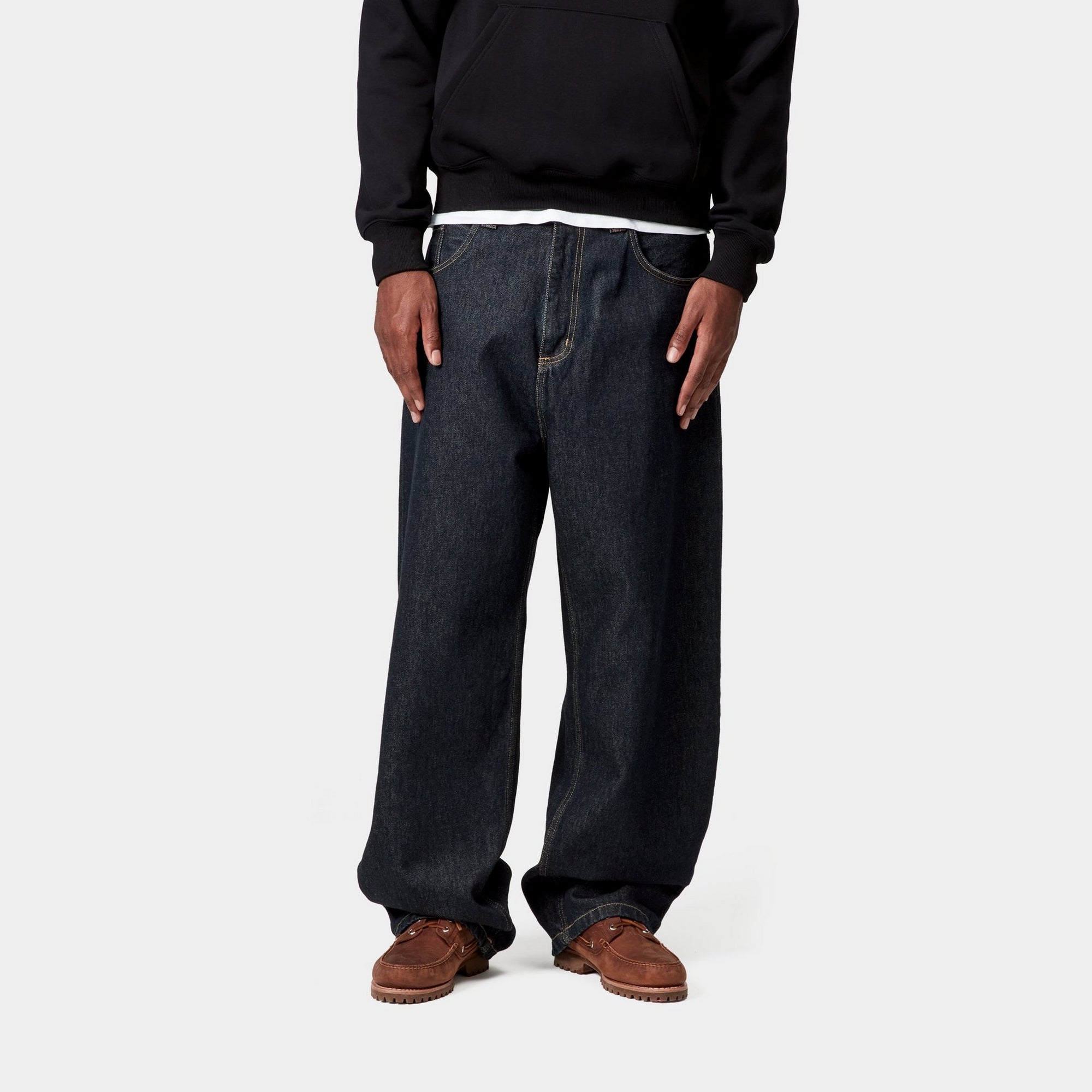 Brandon Men's Casual Pants - Light Blue Washed Denim Jeans for Everyday Wear & Outdoor Activities