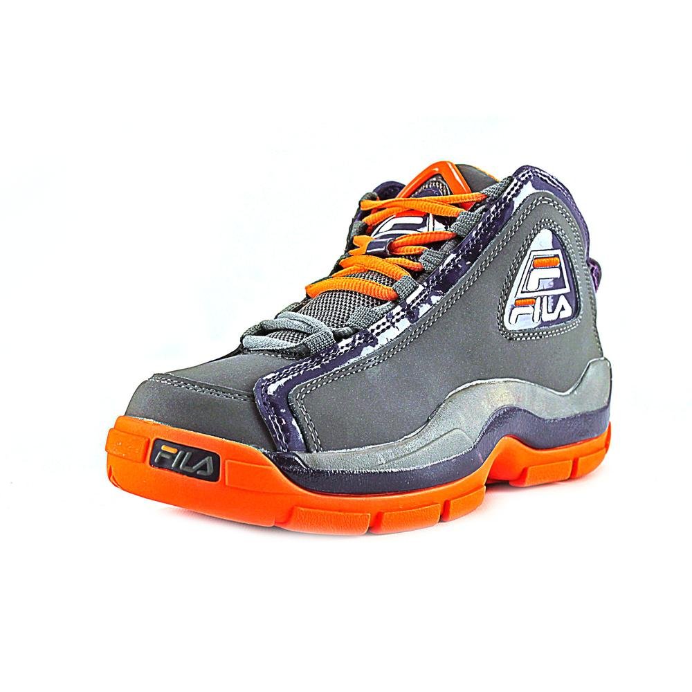 Fila 96 Retro Basketball Shoes for Men - Gray - Size 9.5 - Classic Sneakers for Streetwear, Casual Wear & Court Performance