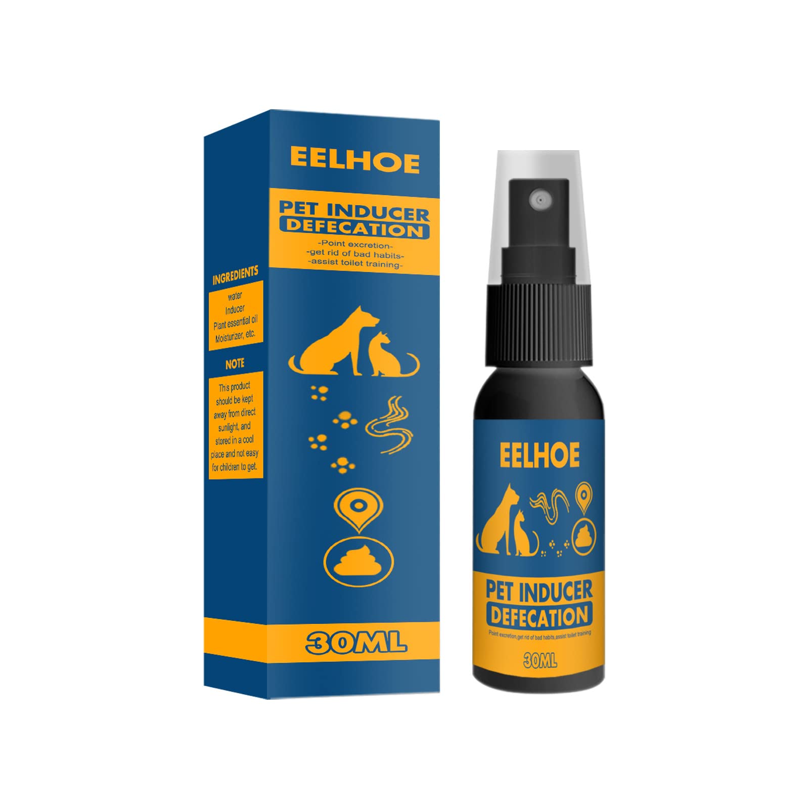 30ml Dog Potty Training Spray - Effective Toilet Inducer for Small Pets | Pet Supplies & Organizers | Perfect for Housebreaking Puppies & Adult Dogs