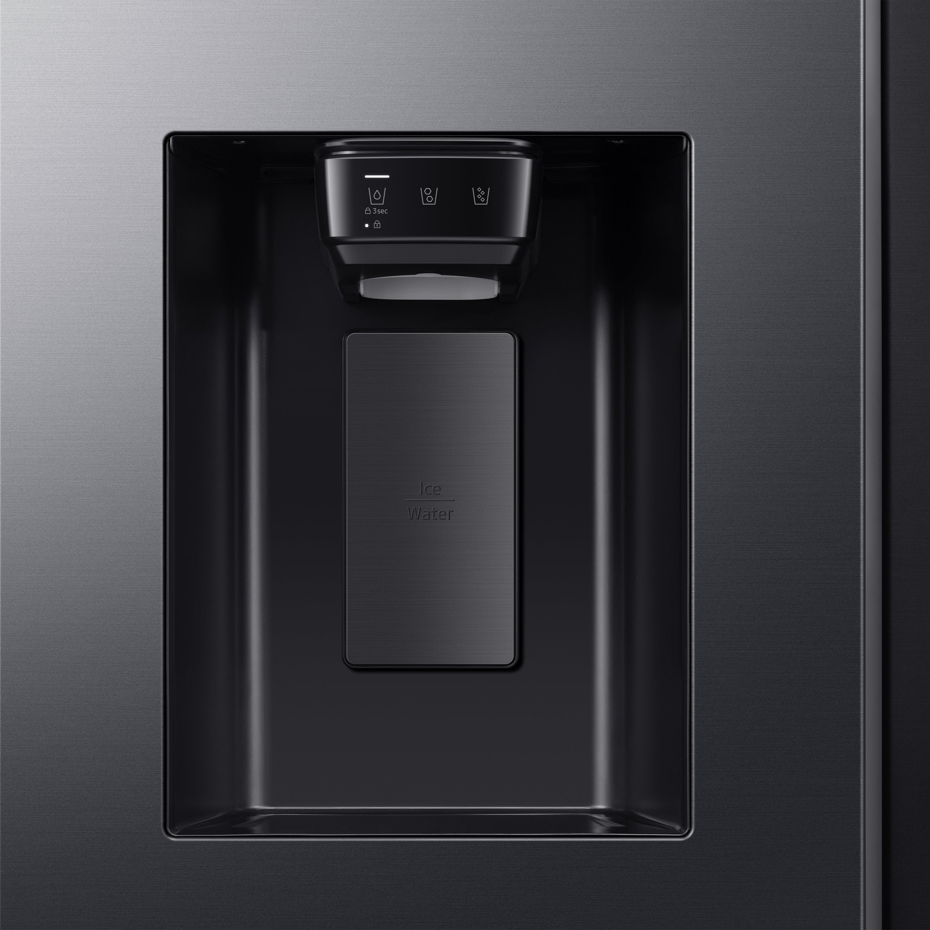 Samsung RS70F65K3FSS 635L Side by Side Refrigerator with Non-Plumbing Ice & Water Dispenser - Energy Efficient, Large Capacity Fridge for Kitchen, Home, Office - Free Gift Included