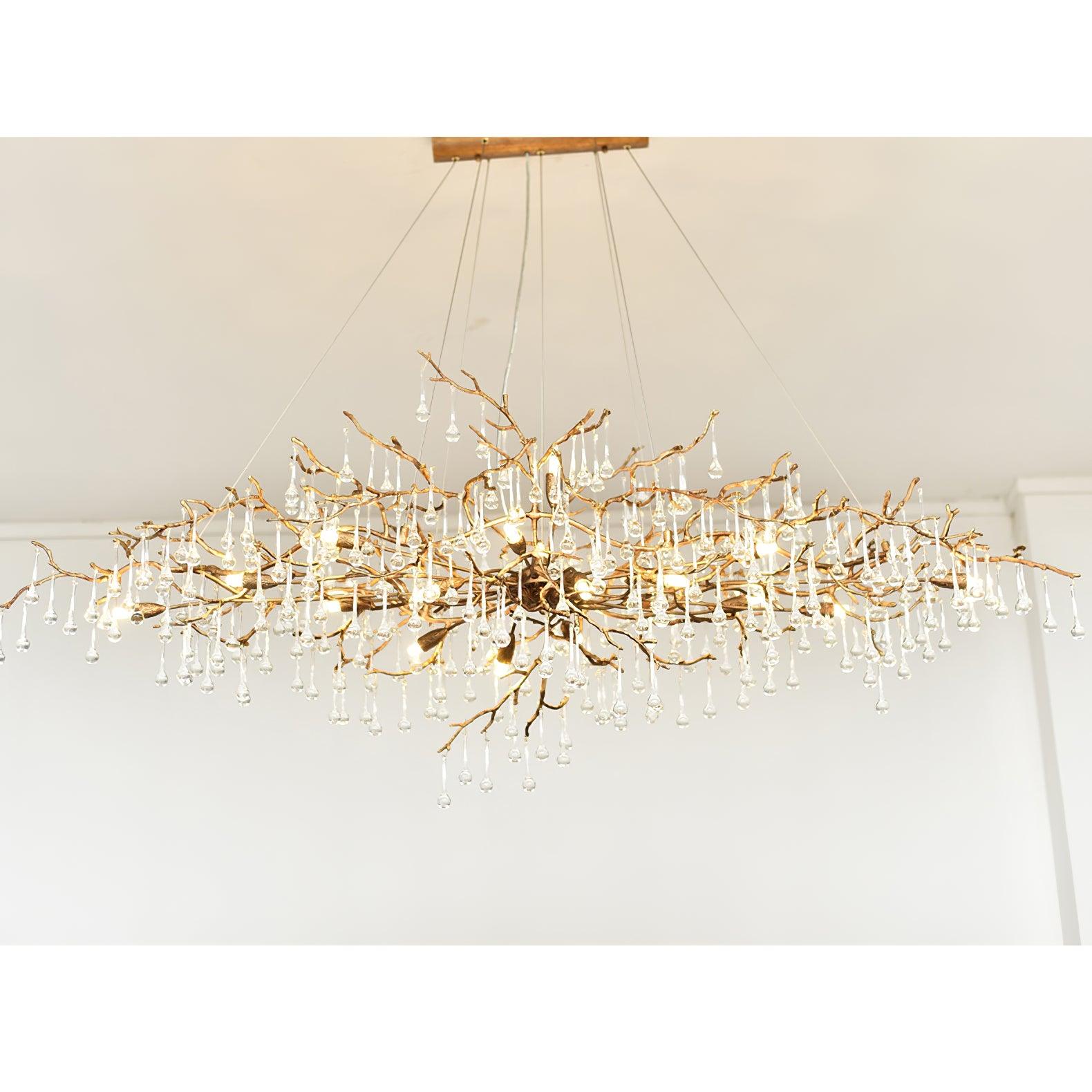 Elegant Bijou Chandelier - Crystal Ceiling Light Fixture for Dining Room, Bedroom & Living Room Decor | Perfect for Home, Wedding & Event Lighting