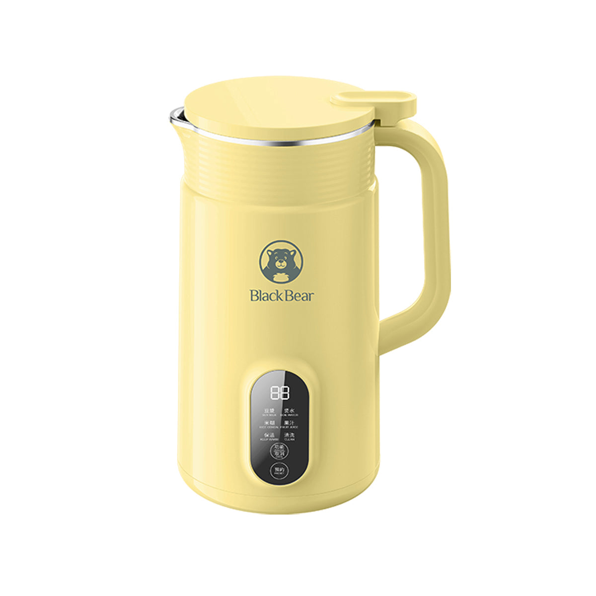 Black Bear BSM100060Y 600ML Smart Soy Milk & Soup Maker - Fast Heating, Energy Efficient for Homemade Soy Milk, Soup, and Hot Beverages - Perfect for Kitchens, Offices, and Dorms