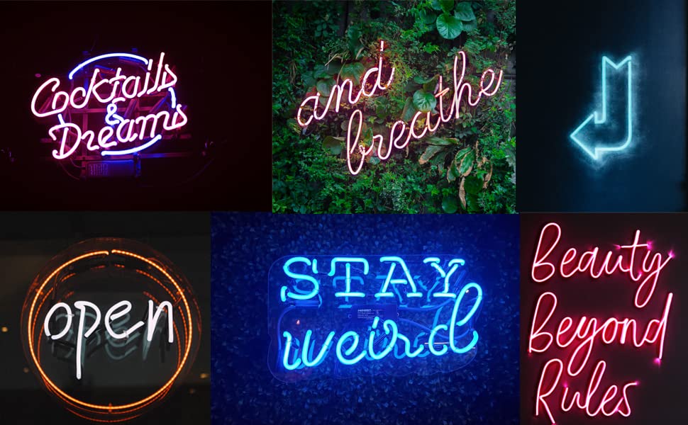 Custom LED Neon Signs - Personalized Large Wall Decor for Bedroom, Salon, Wedding, Birthday, Party & Bar | Shop Logo & Name Neon Lights for Home, Business & Event Decorations