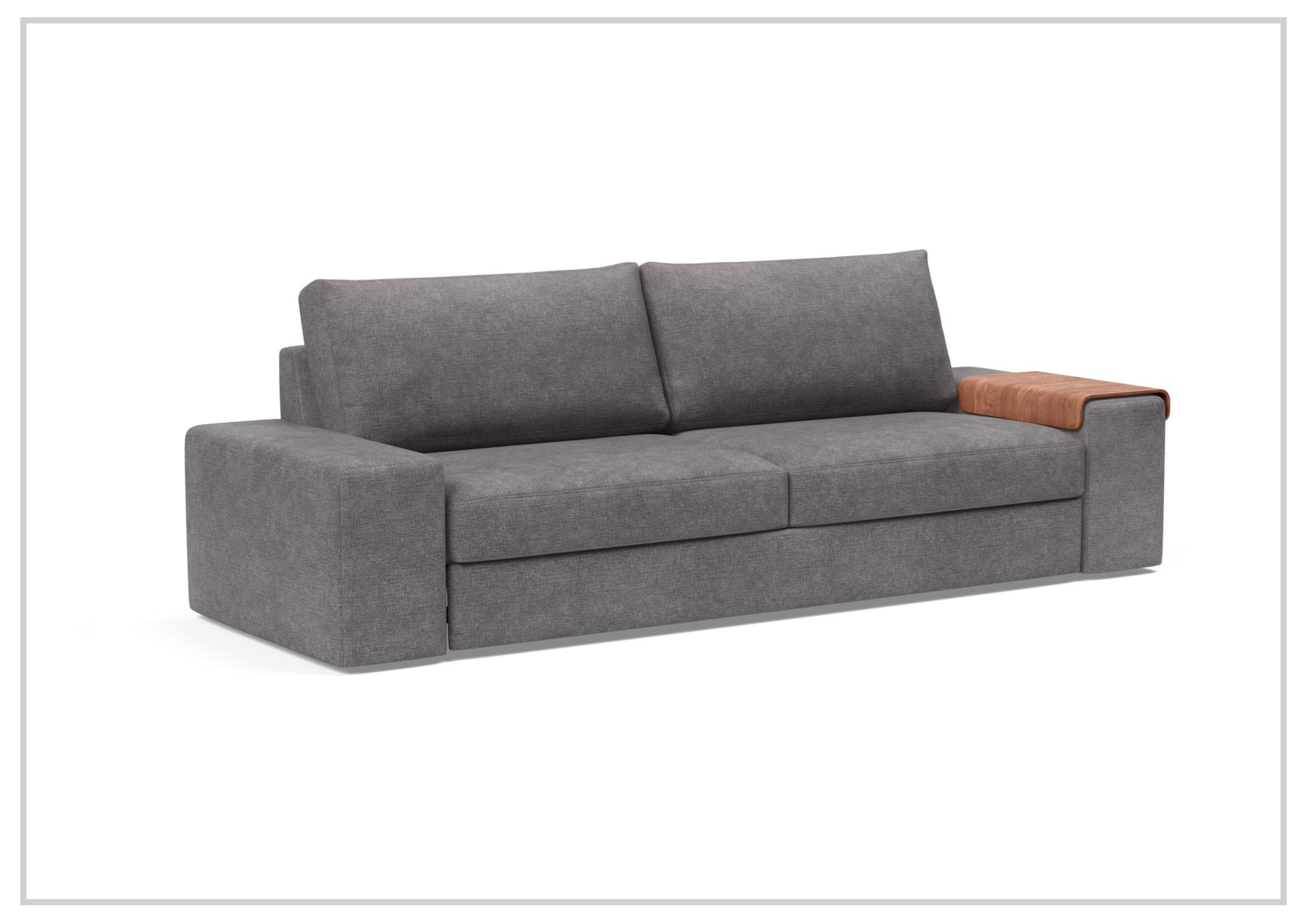 Innovation Living Vilander Full-Size Fabric Sofa Bed - Convertible Sleeper Sofa for Small Spaces, Guest Room & Apartment Living | Comfortable Modern Futon with Storage