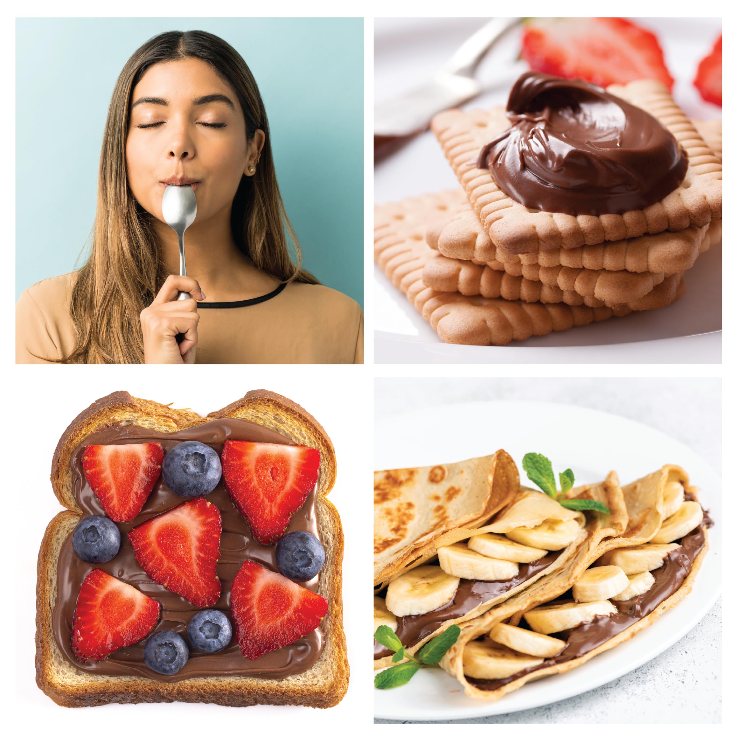 Organic Chocolate Hazelnut Butter - 70% Hazelnuts, 30% Dark Chocolate - Healthy Snack for Hiking & Breakfast