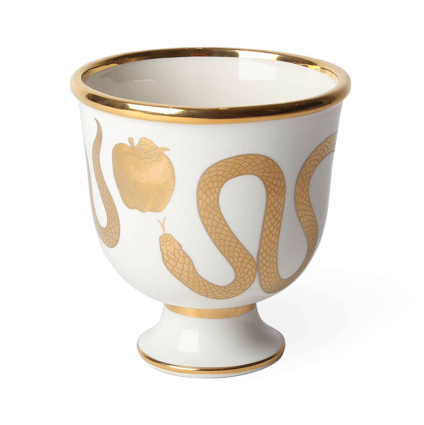 Botanist Snake & Apple Bowl - Handmade Ceramic Fruit Bowl for Home Decor, Kitchen & Dining - Perfect for Displaying Fruits, Snacks & Centerpieces