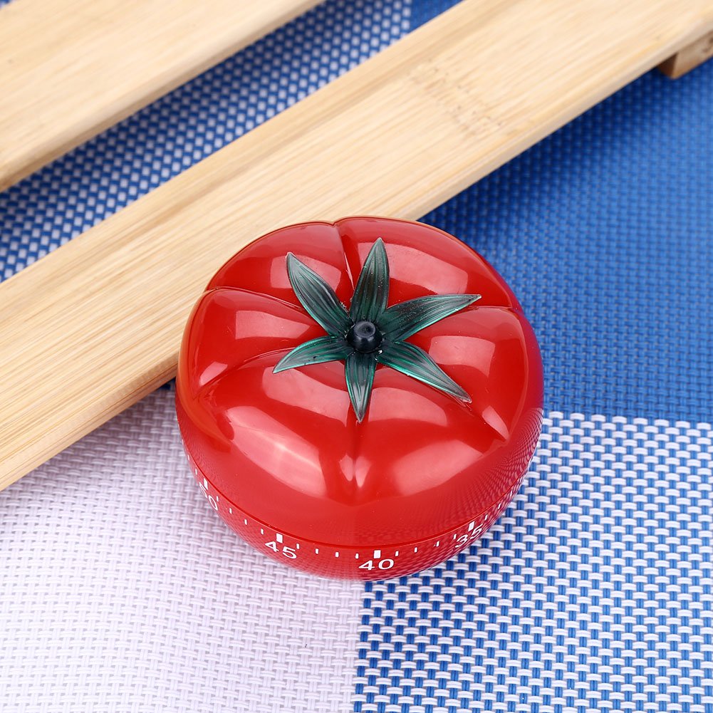 60-Minute Kitchen Timer - Countdown Tomato-Shaped Cooking & Baking Assistant for Perfect Meals | Ideal for Baking, Cooking, and Kitchen Tasks