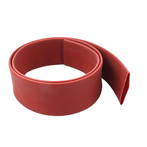 uxcell 1M 2:1 High Voltage Red Insulation Bus Bar Heat Shrink Tubing 30mm - Perfect for Electrical Wiring, Automotive Repairs & DIY Projects
