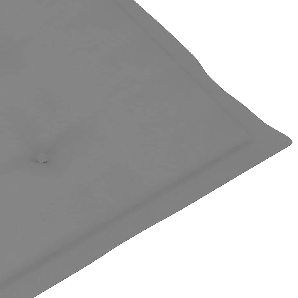 Premium 2-Pack Grey Garden Chair Cushions 39.4