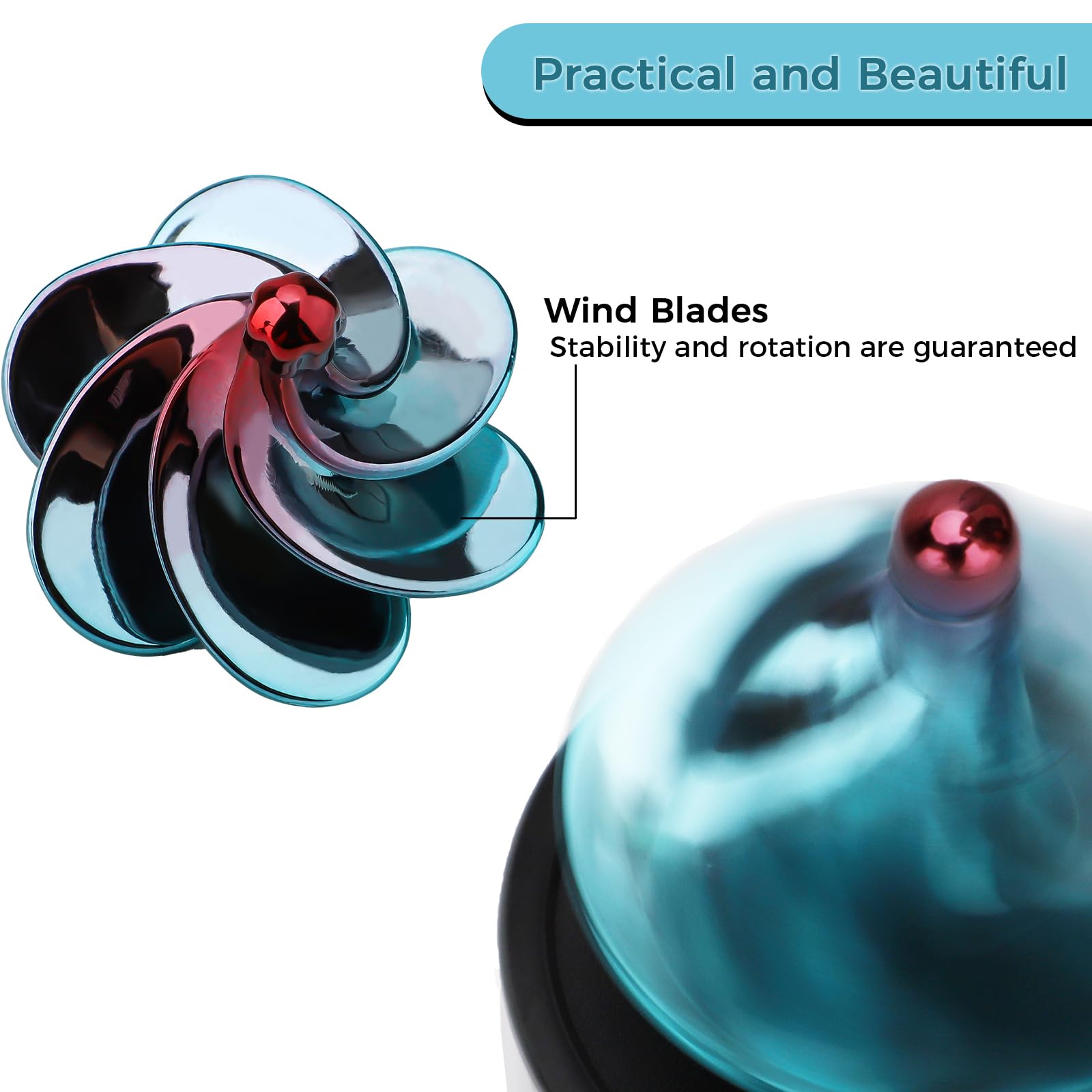 Premium Spinning Top Gyroscope Toy - Stress Relief Desk Toy for Adults & Kids, Perfect Balance Gradient Design - Great for Birthday, Halloween, Christmas Party Favors - Fun Educational STEM Toy for Boys & Girls Ages 6+ - Perfect for Office Stress Relief, Classroom Learning & Family Game Nights