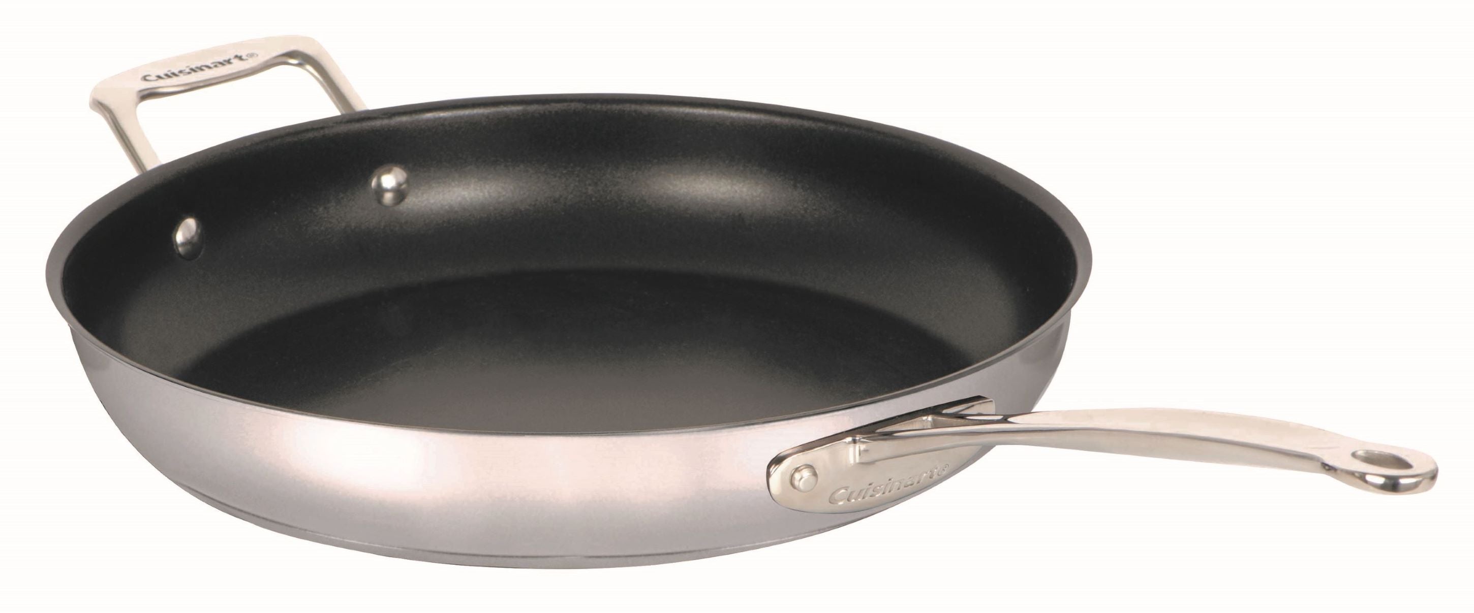 **Cuisinart 12-Inch 30cm Nonstick Fry Pan with Side Handles – Perfect for Sautéing, Frying & Cooking Eggs**