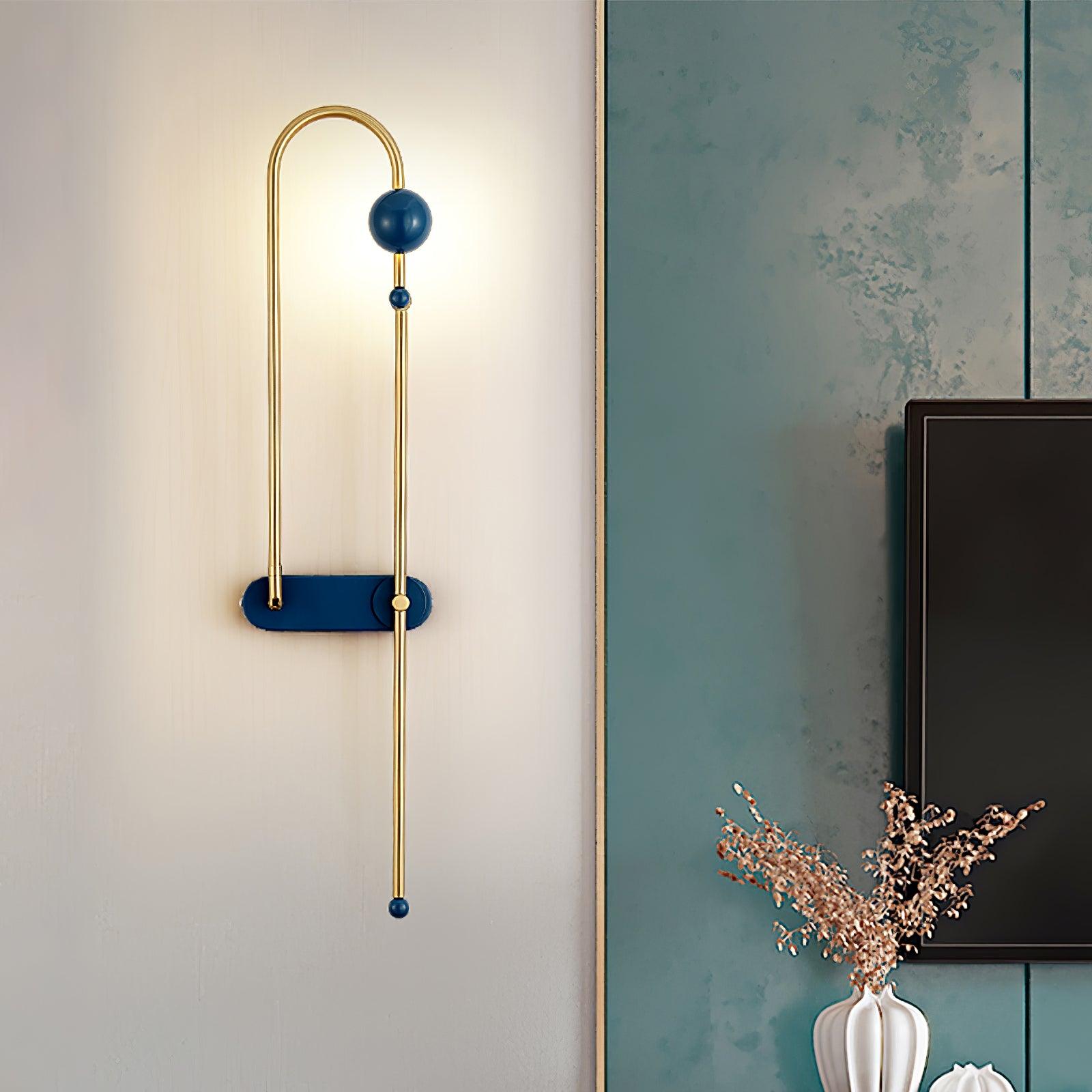 Modern LED Wall Sconce Light - Energy Efficient Plug-in Wall Lamp for Bedroom, Living Room, and Hallway Lighting - Perfect for Ambient and Accent Lighting