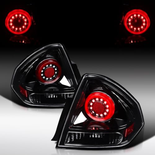 Jet Black Housing Clear Lens Red Light Bar