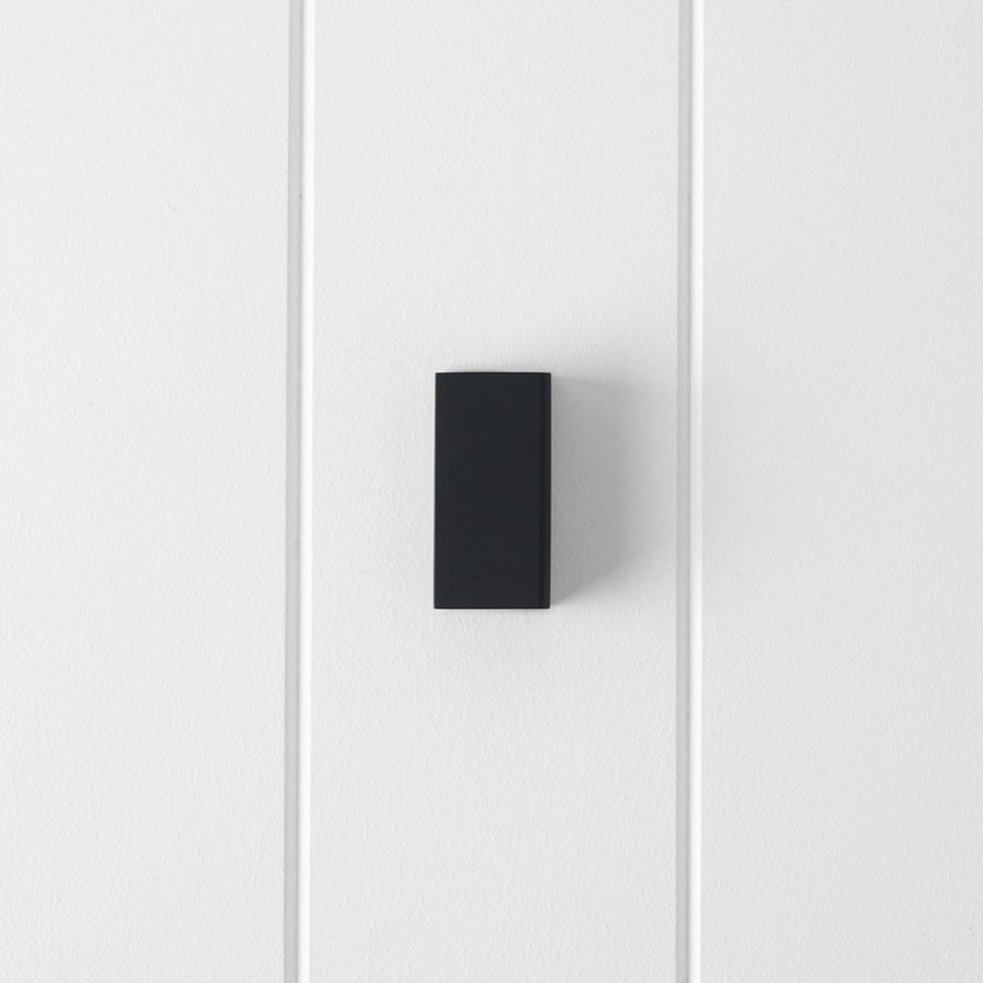 Matte Black Shower Glass Clamp - Heavy Duty Bathroom Shower Door Holder for Modern Home & Spa Use