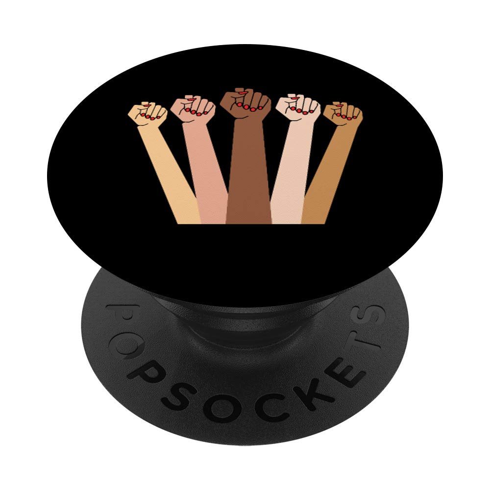 BLM Feminist Gifts - Women Empowerment PopGrip for Phones & Tablets - Perfect for Activists & Daily Use