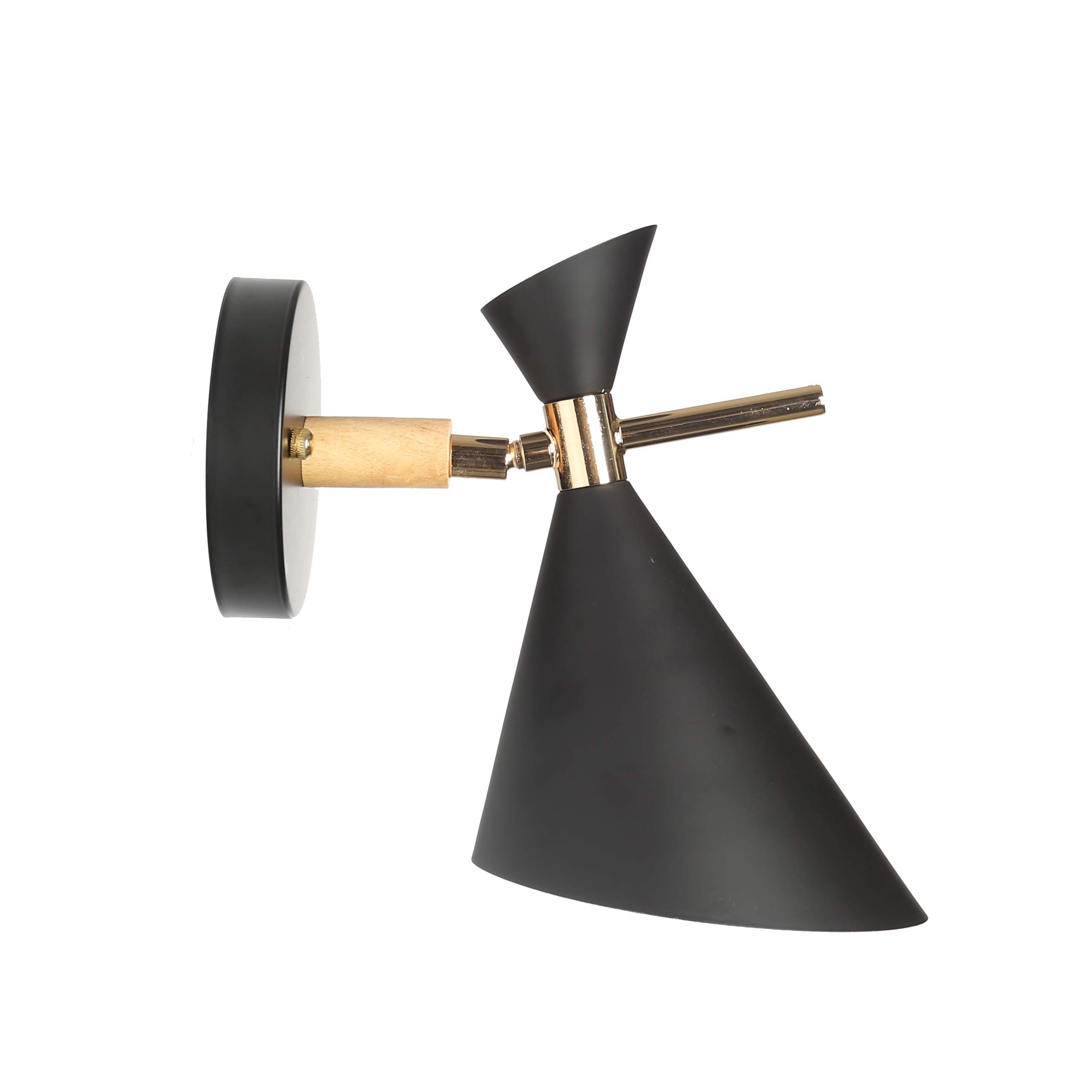 Modern LED Wall Sconce - Adjustable Up/Down Lighting Metal Wall Lamp for Bathroom, Staircase, Bedroom - Perfect for Homes, Restaurants, Coffee Shops & Offices (Black) - Create Ambient Lighting for Relaxation & Decor