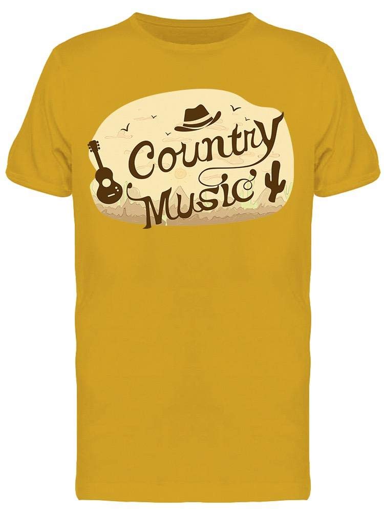 Smartprints Country Music Desert Graphic T-Shirt for Men - Comfortable Cotton Tee for Concerts, Casual Wear & Western Style Outfits