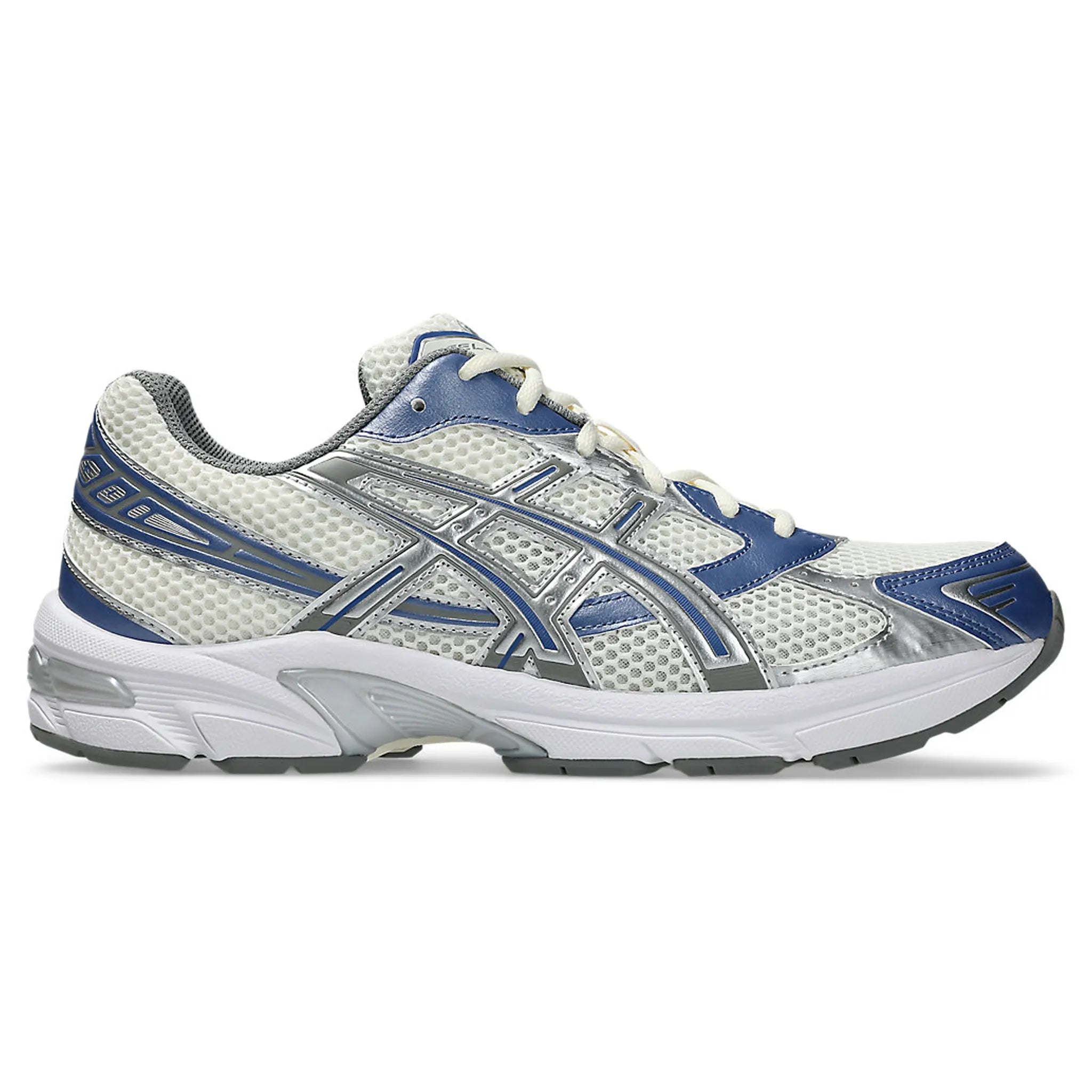 ASICS Gel 1130 Running Shoes for Men - Cream Blueberry Retro Sneakers | Lightweight Cushioned Comfort for Jogging, Gym & Casual Wear